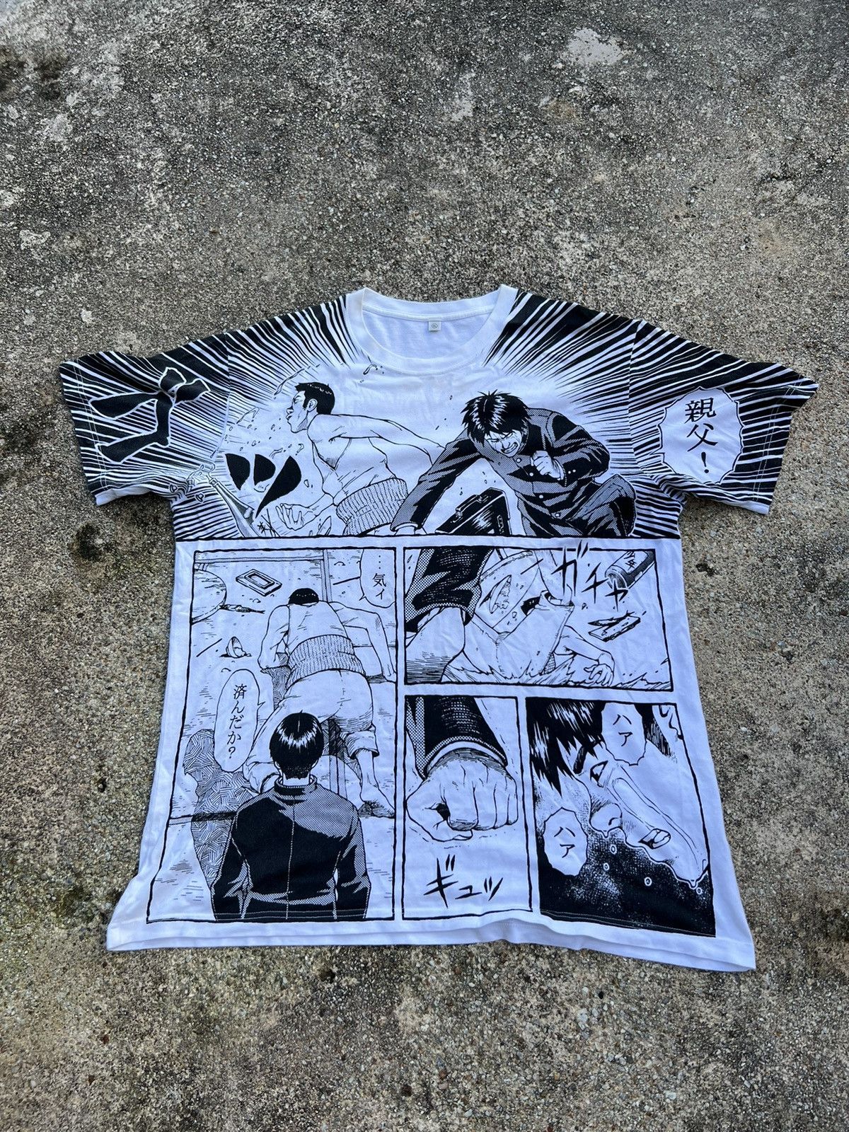 Anime Vintage Anime Comic Oyaji Goe Fullprint Shirt Size US XL / EU 56 / 4 - 1 Thumbnail