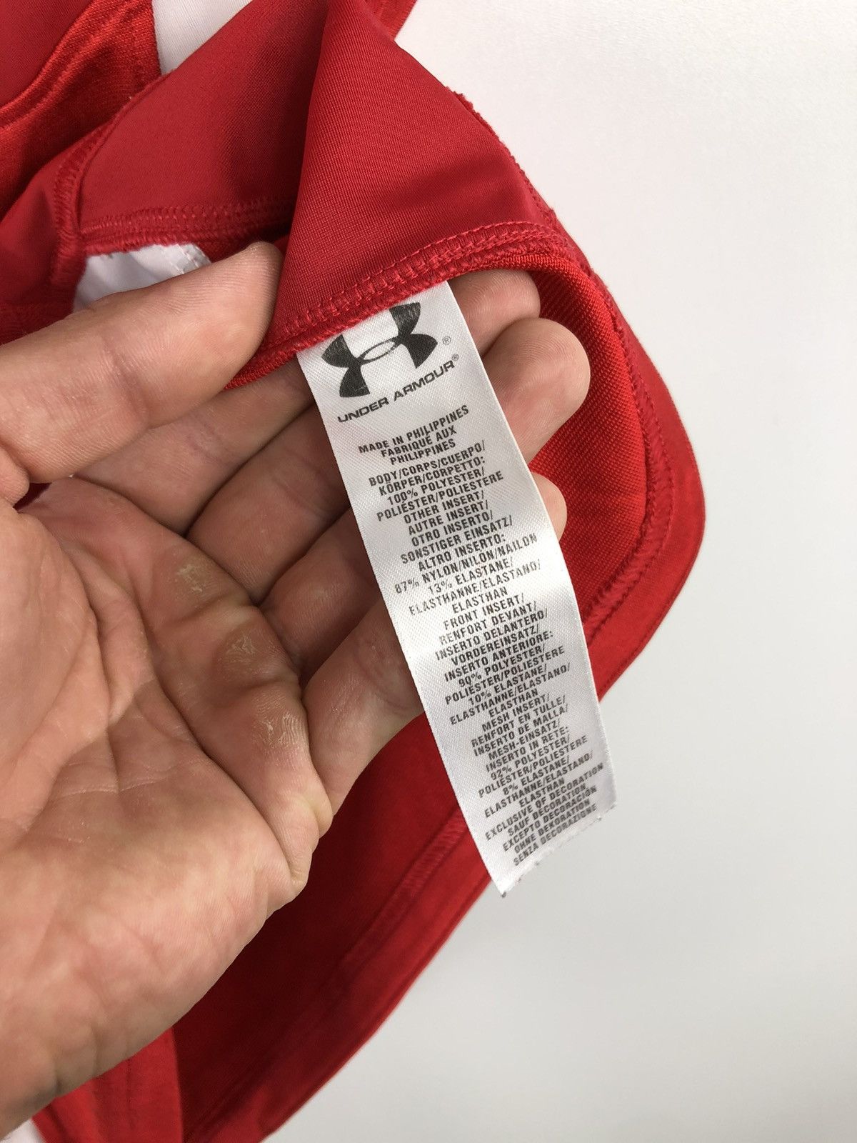 Under Armour Under Armour WRU Wels Rugby Home Jersey Red Size S/M Size US S / EU 44-46 / 1 - 8 Thumbnail