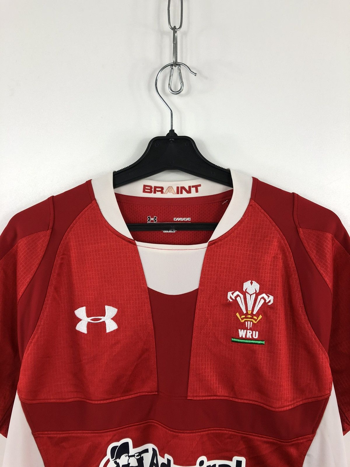Under Armour Under Armour WRU Wels Rugby Home Jersey Red Size S/M Size US S / EU 44-46 / 1 - 3 Thumbnail