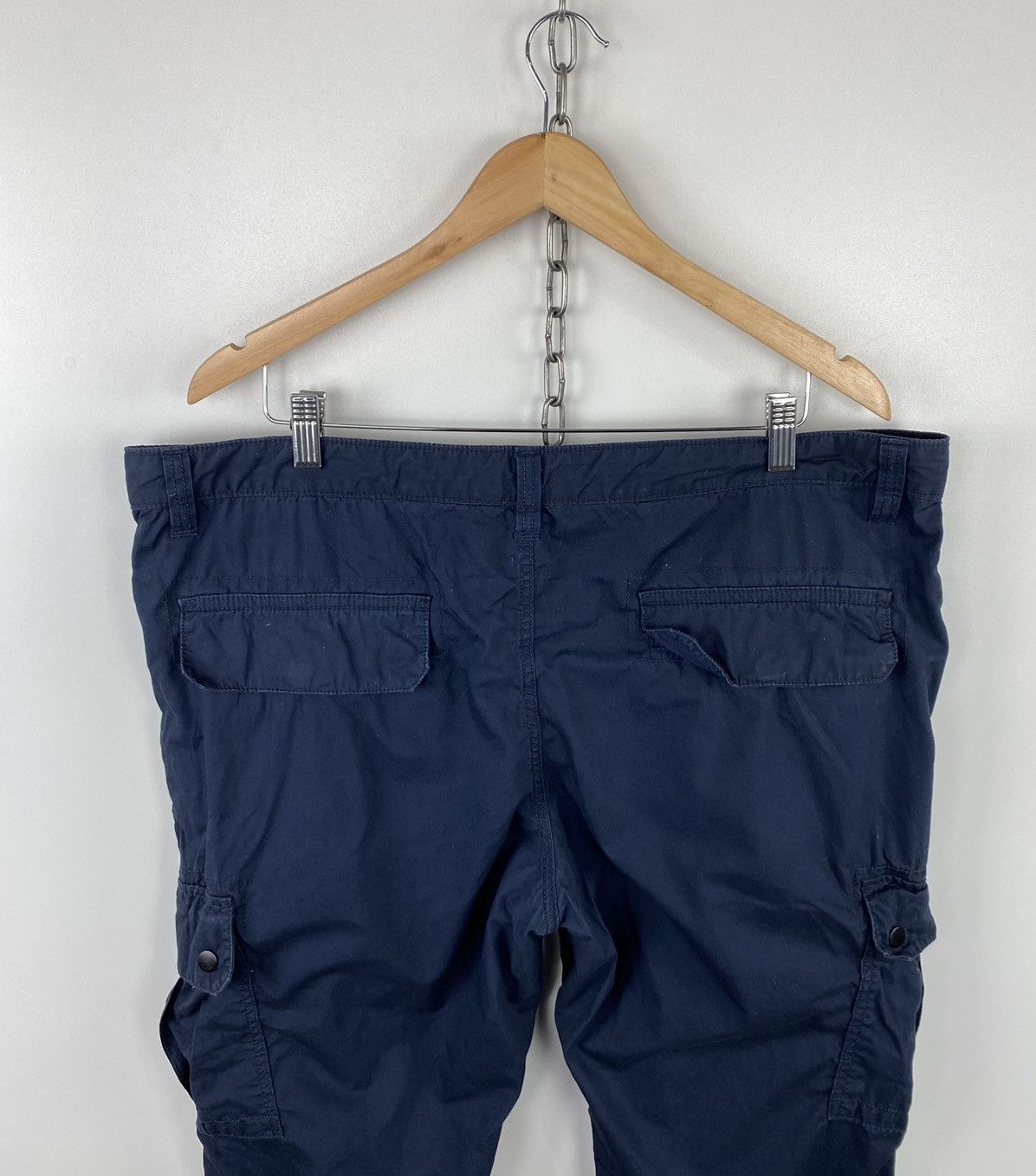 Designer × Japanese Brand Tu Man Cargo Multipockets Japanese Style Pants Navy Size US 38 / EU 54 - 7 Thumbnail