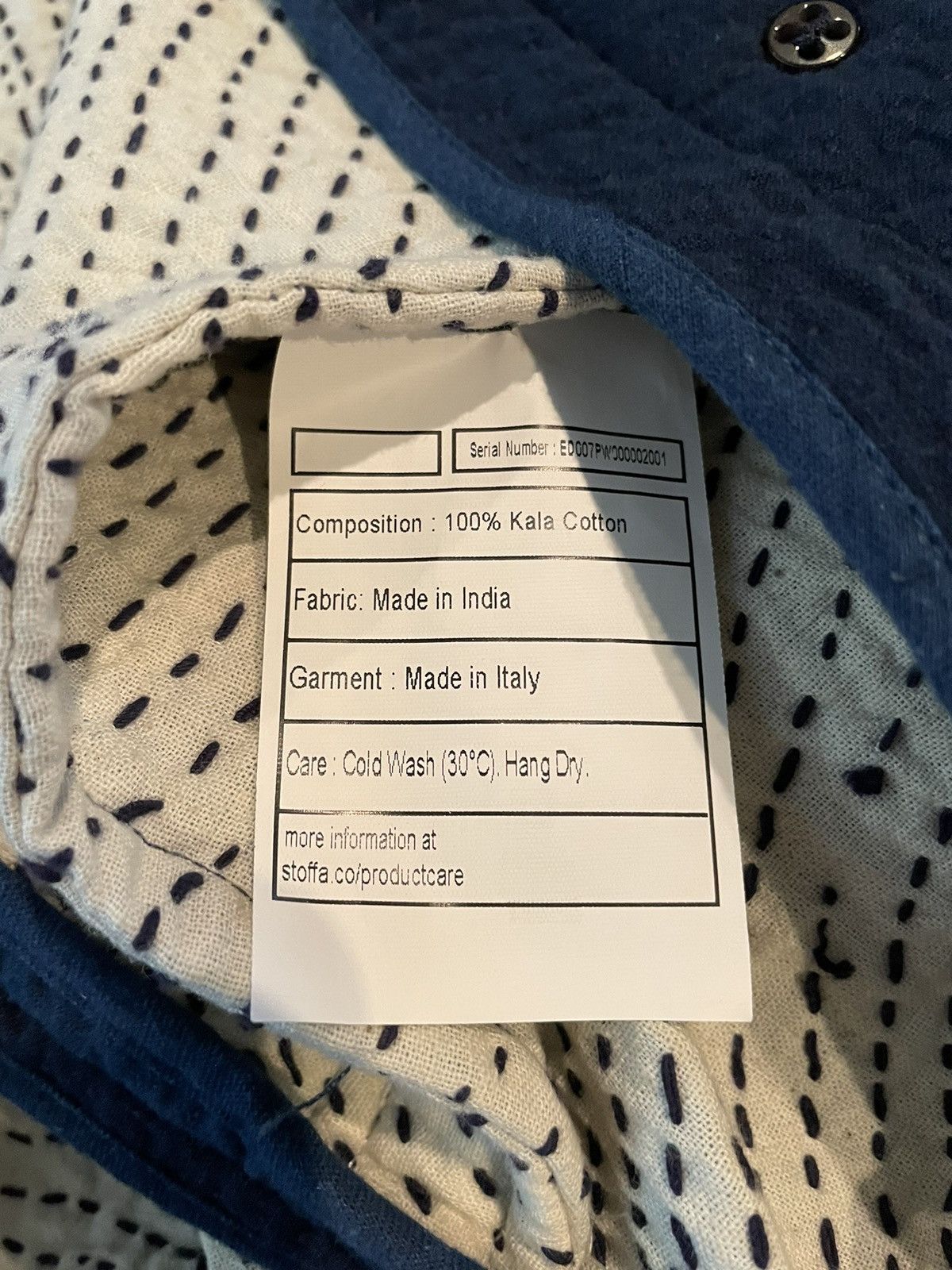 Stoffa Stoffa x 11.11 - kantha boro patchwork jacket Size US M / EU 48-50 / 2 - 19 Thumbnail