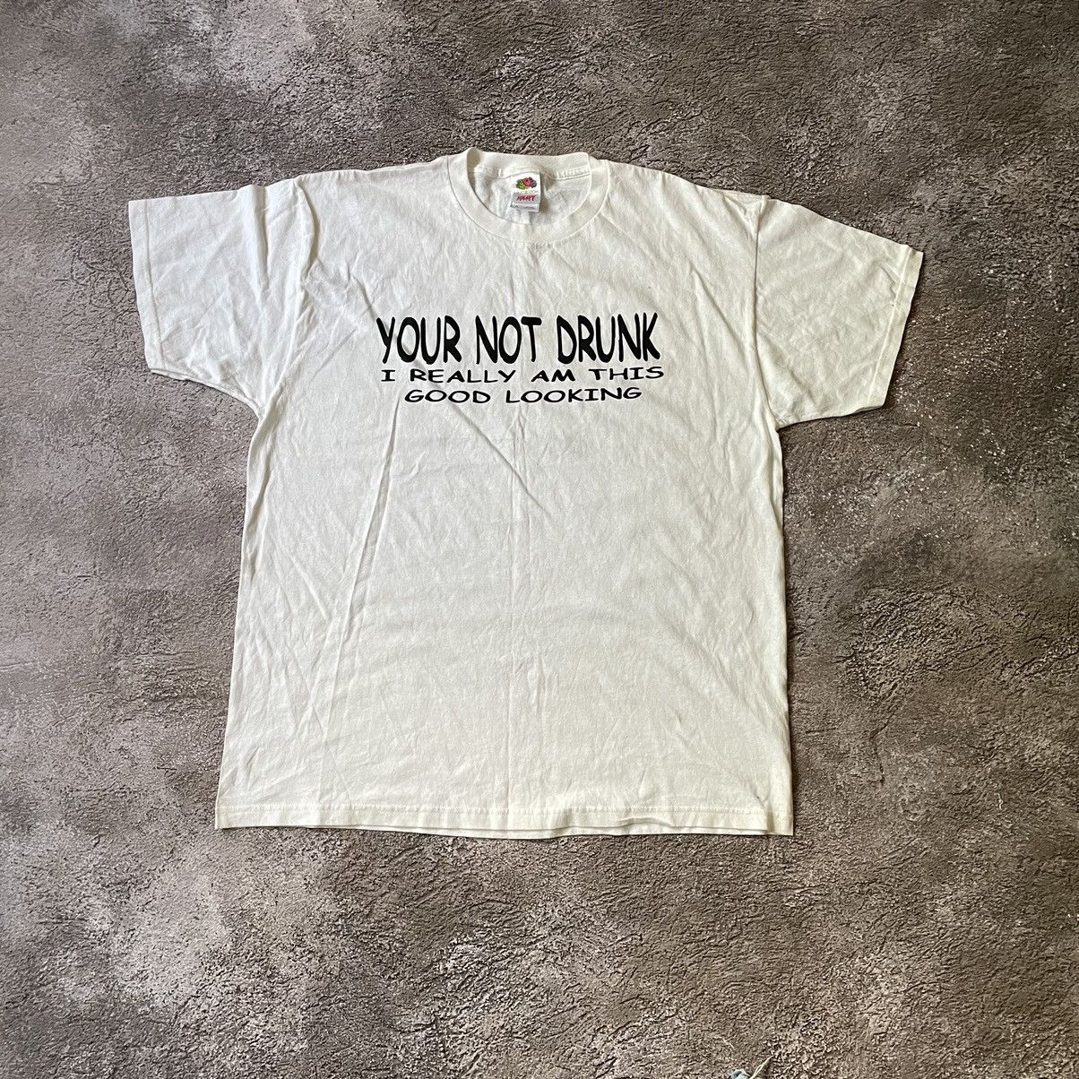 Vintage Vintage Y2K Graphic Tee Faded Black Funny Logo Oversized XL Size US XL / EU 56 / 4 - 2 Thumbnail