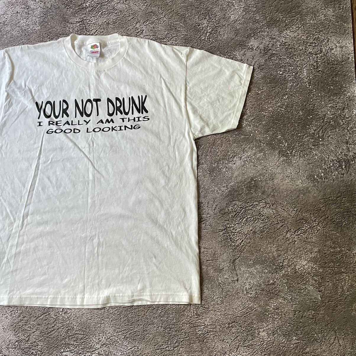 Vintage Vintage Y2K Graphic Tee Faded Black Funny Logo Oversized XL Size US XL / EU 56 / 4 - 3 Thumbnail
