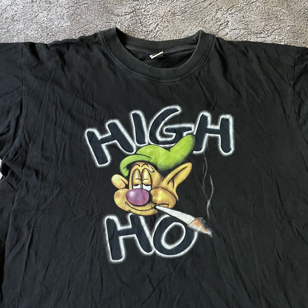 Vintage Vintage Y2K ADULT Funny Hey Ho Weed Drugs Smoke L Size US L / EU 52-54 / 3 - 5 Thumbnail