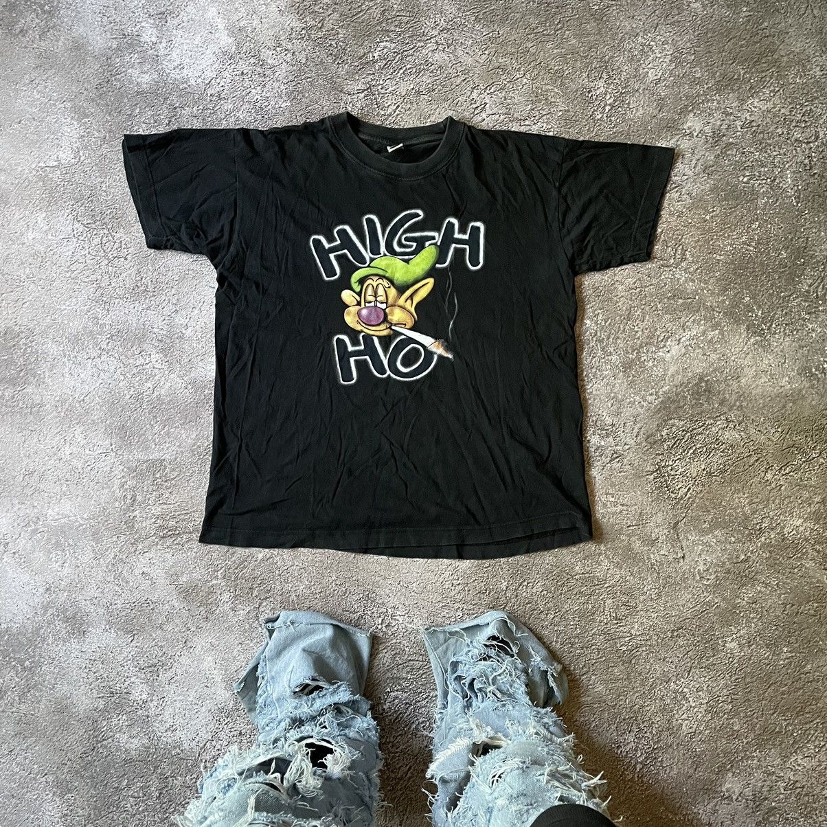 Vintage Vintage Y2K ADULT Funny Hey Ho Weed Drugs Smoke L Size US L / EU 52-54 / 3 - 1 Thumbnail