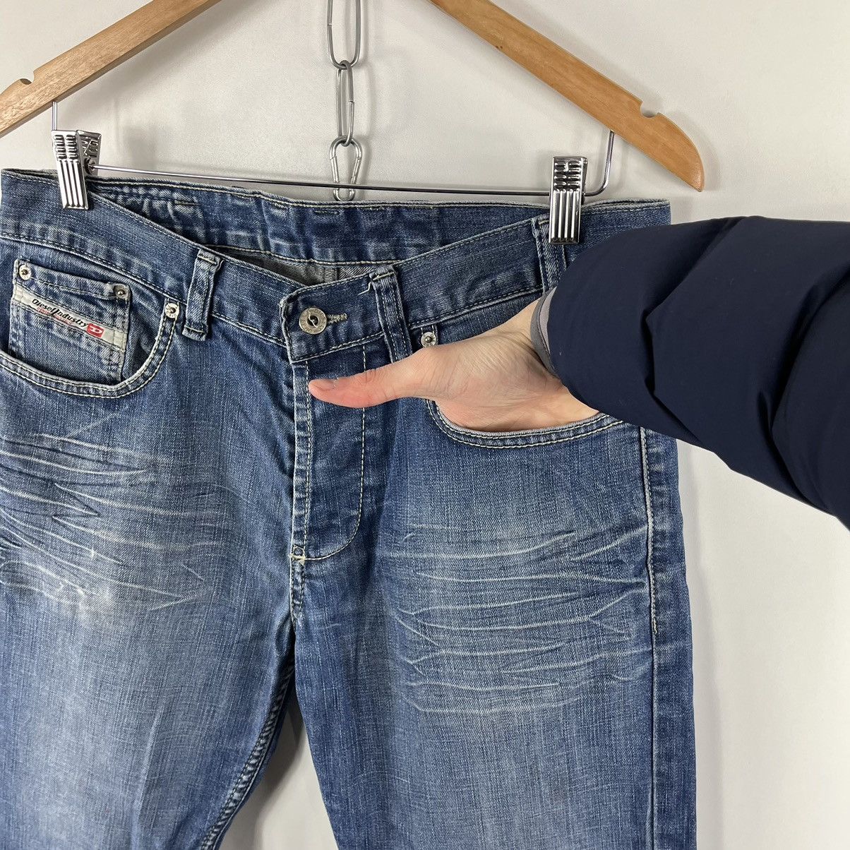 Diesel Diesel Industry Denim Jeans Pockets Logo Size 32 Size US 32 / EU 48 - 4 Thumbnail