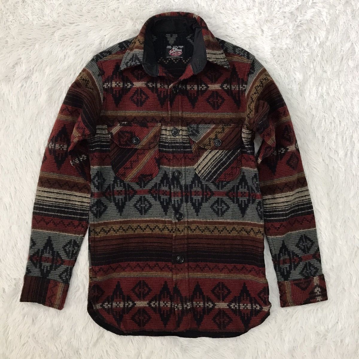 Johnson Woolen Mills Johnson Woolen Mills Jacket Handmade in Vermont Usa Size US S / EU 44-46 / 1 - 1 Thumbnail