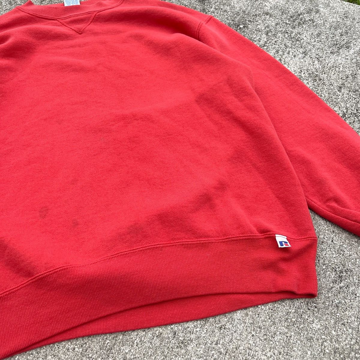 Russell Athletic × Vintage Vintage 90s Russell Sweatshirt Red - L Size US L / EU 52-54 / 3 - 2 Thumbnail