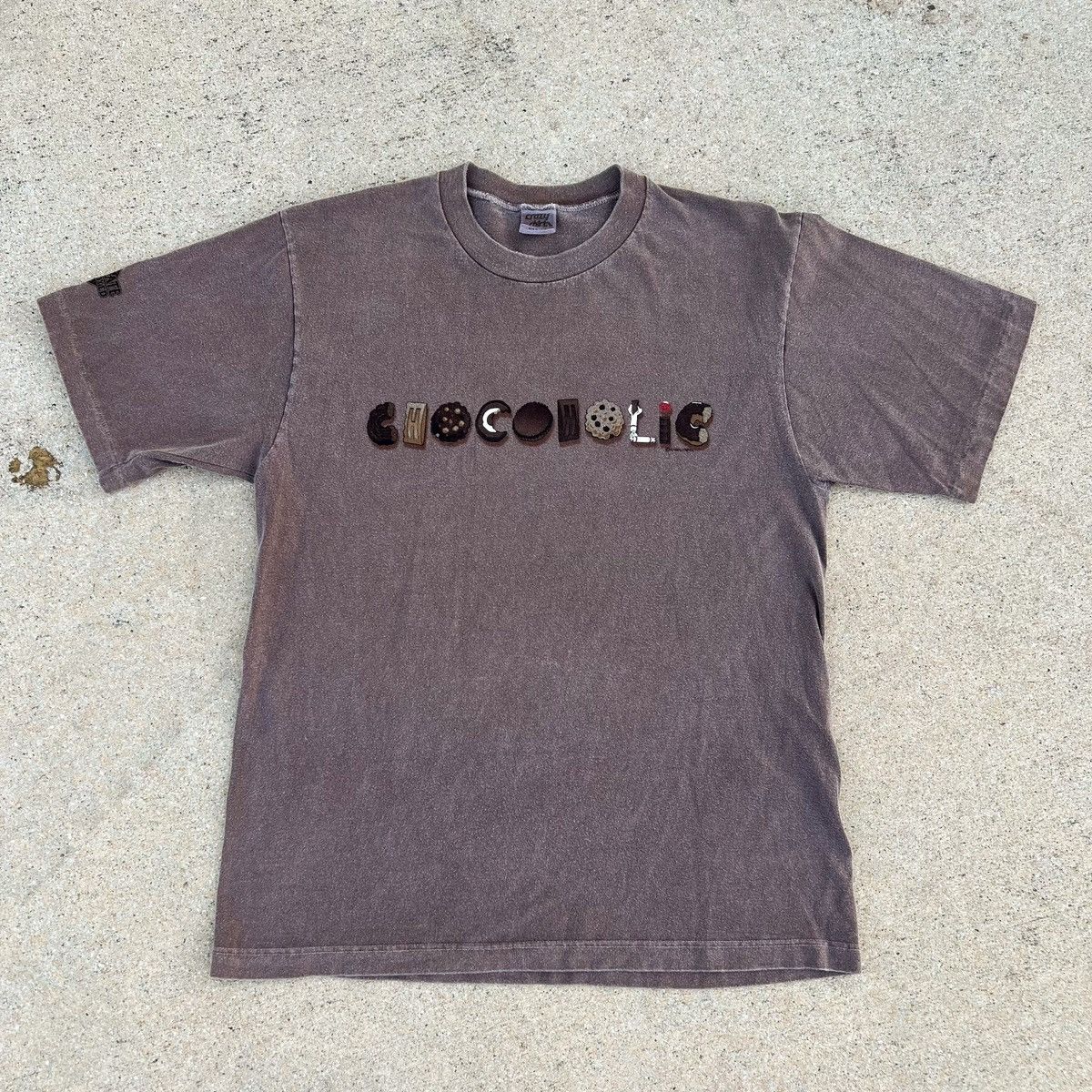 Vintage Vintage Chocoholic Funny Humor Tee Size US M / EU 48-50 / 2 - 1 Thumbnail