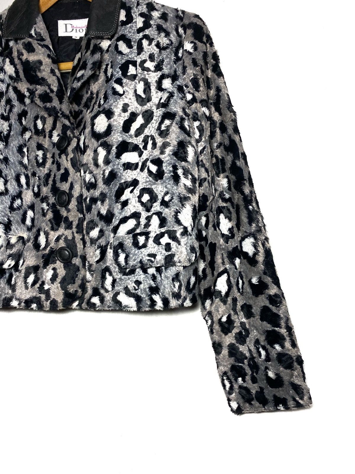 Christian Dior Monsieur Fur Christian Dior Leopard Print Croptop Jacket Size M / US 6-8 / IT 42-44 - 6 Thumbnail