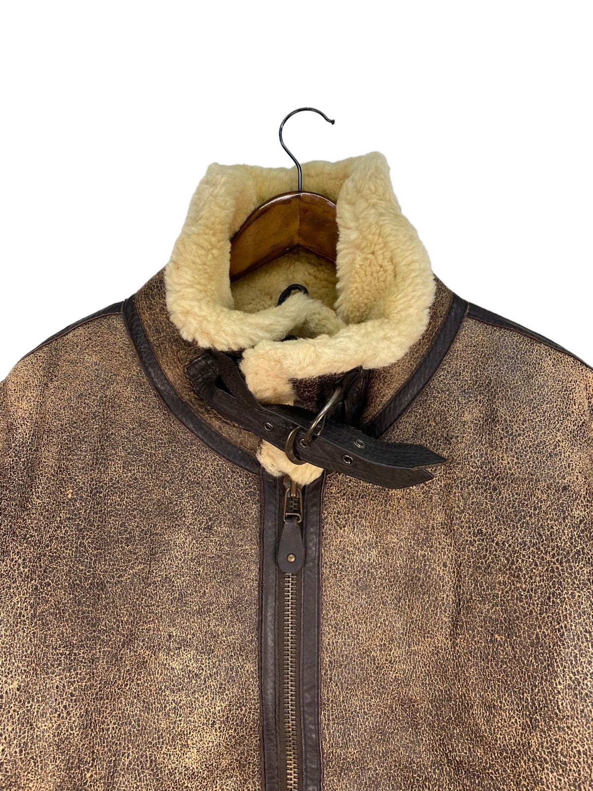 Vintage Vintage Us Army Air Force B 3 Sheepskin Jacket Size US L / EU 52-54 / 3 - 5 Thumbnail