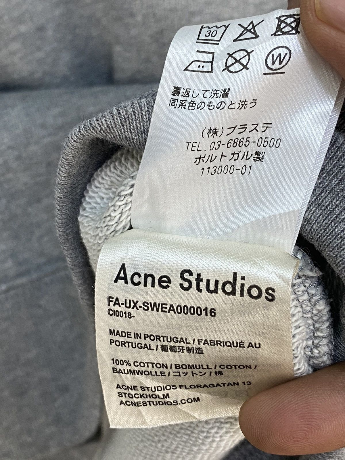 Acne Studios Acne Studios Sweatshirt Size US S / EU 44-46 / 1 - 8 Thumbnail
