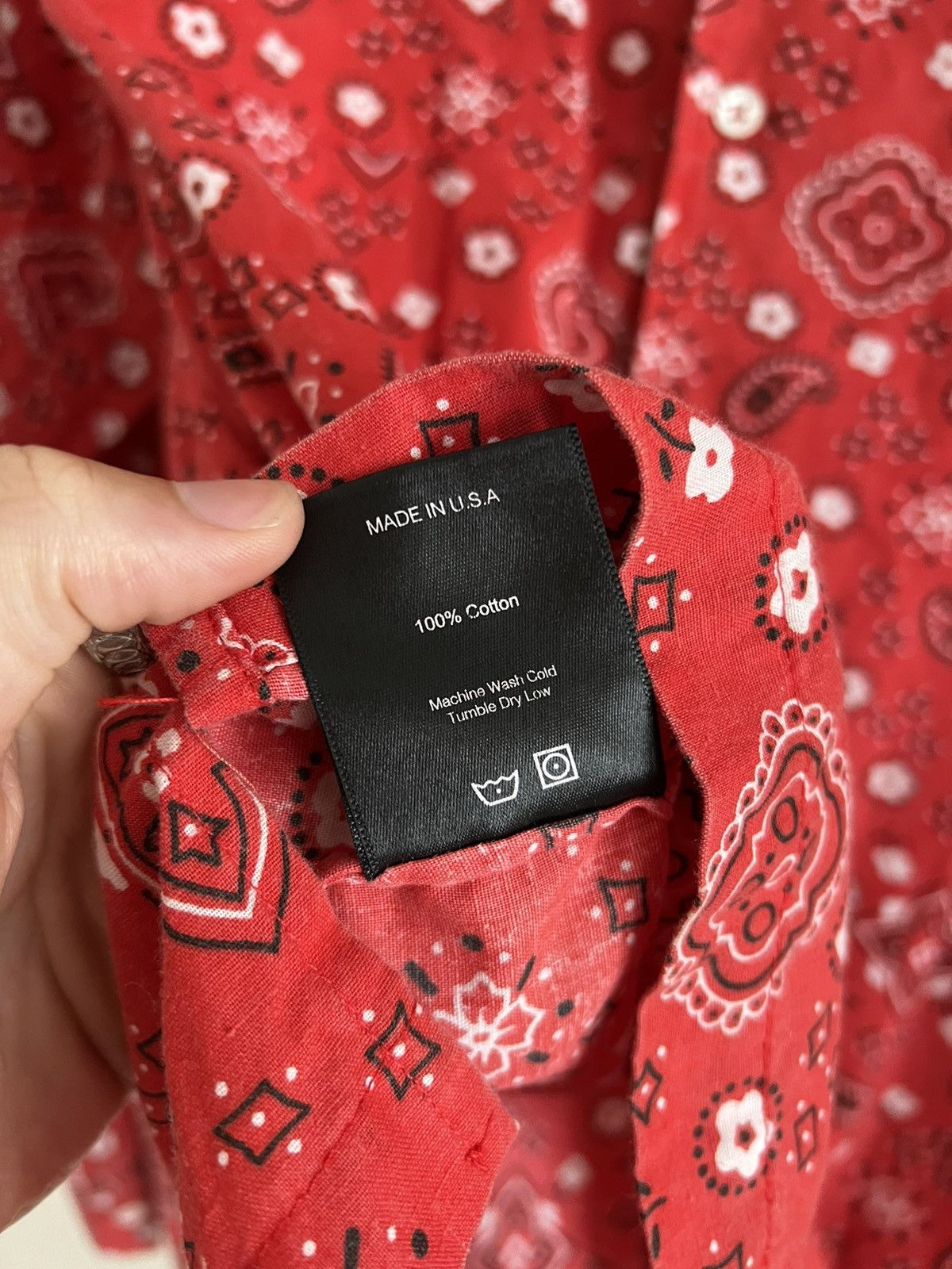 Rhude BANDANA Button Up Size US L / EU 52-54 / 3 - 10 Thumbnail