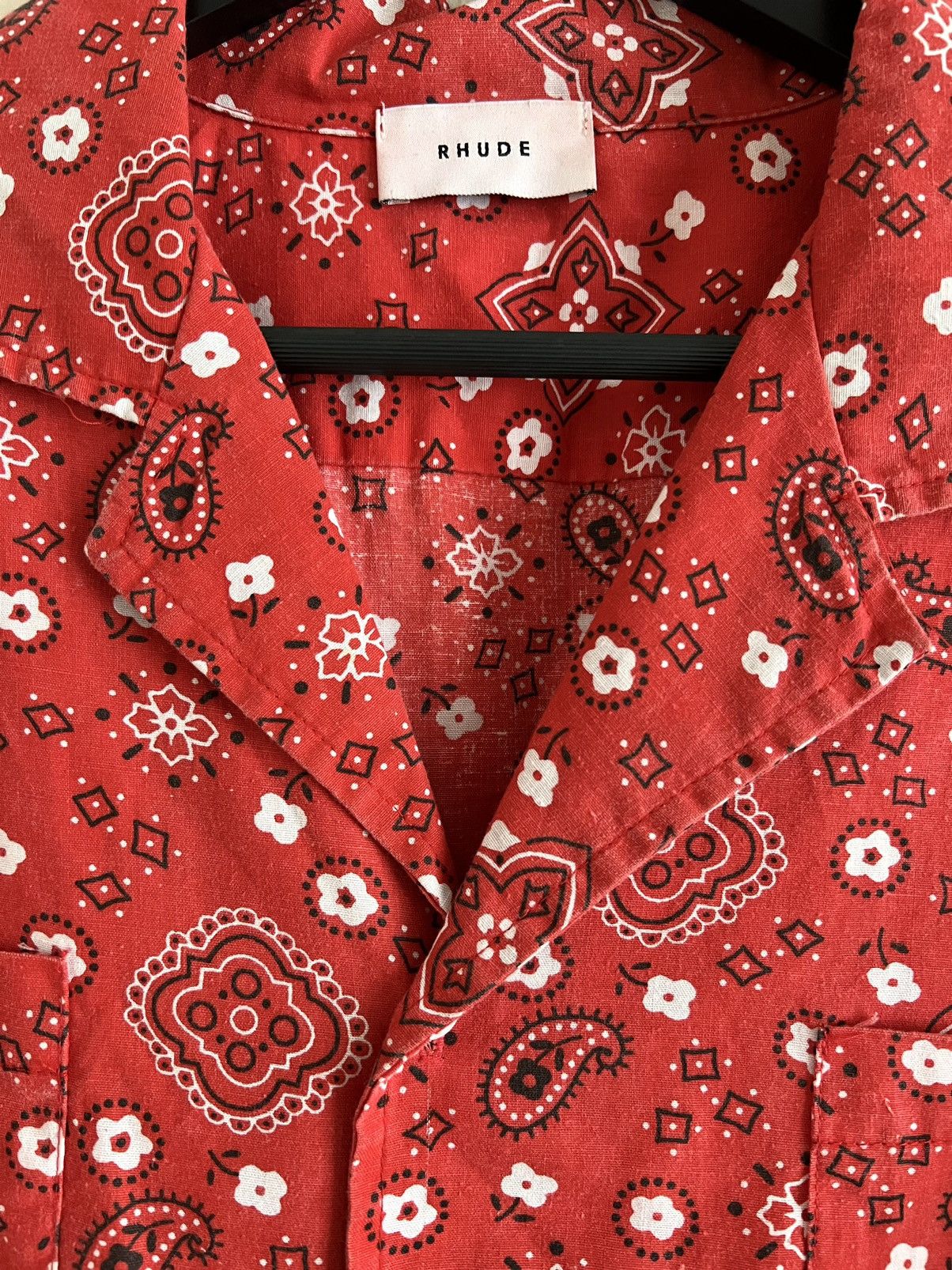 Rhude BANDANA Button Up Size US L / EU 52-54 / 3 - 3 Thumbnail