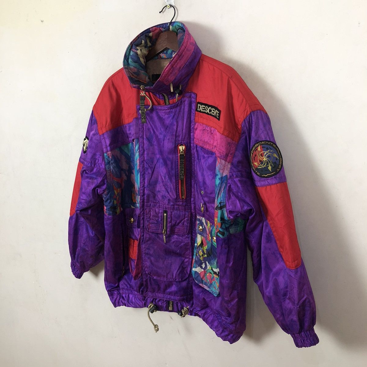 Descente SKI JACKET COLOURFUL RARE DESCENTE Size US M / EU 48-50 / 2 - 3 Thumbnail
