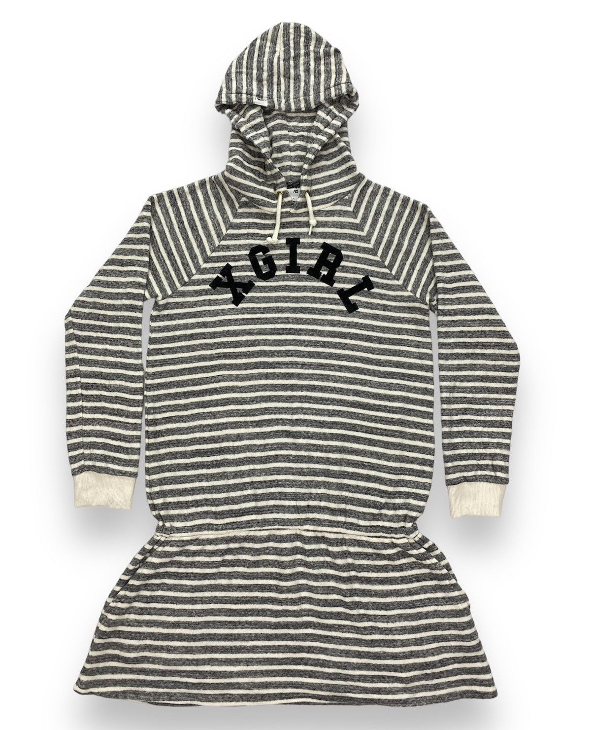 X-Girl X-Girl Stripes Hooded Dress Size S / US 4 / IT 40 - 1 Thumbnail