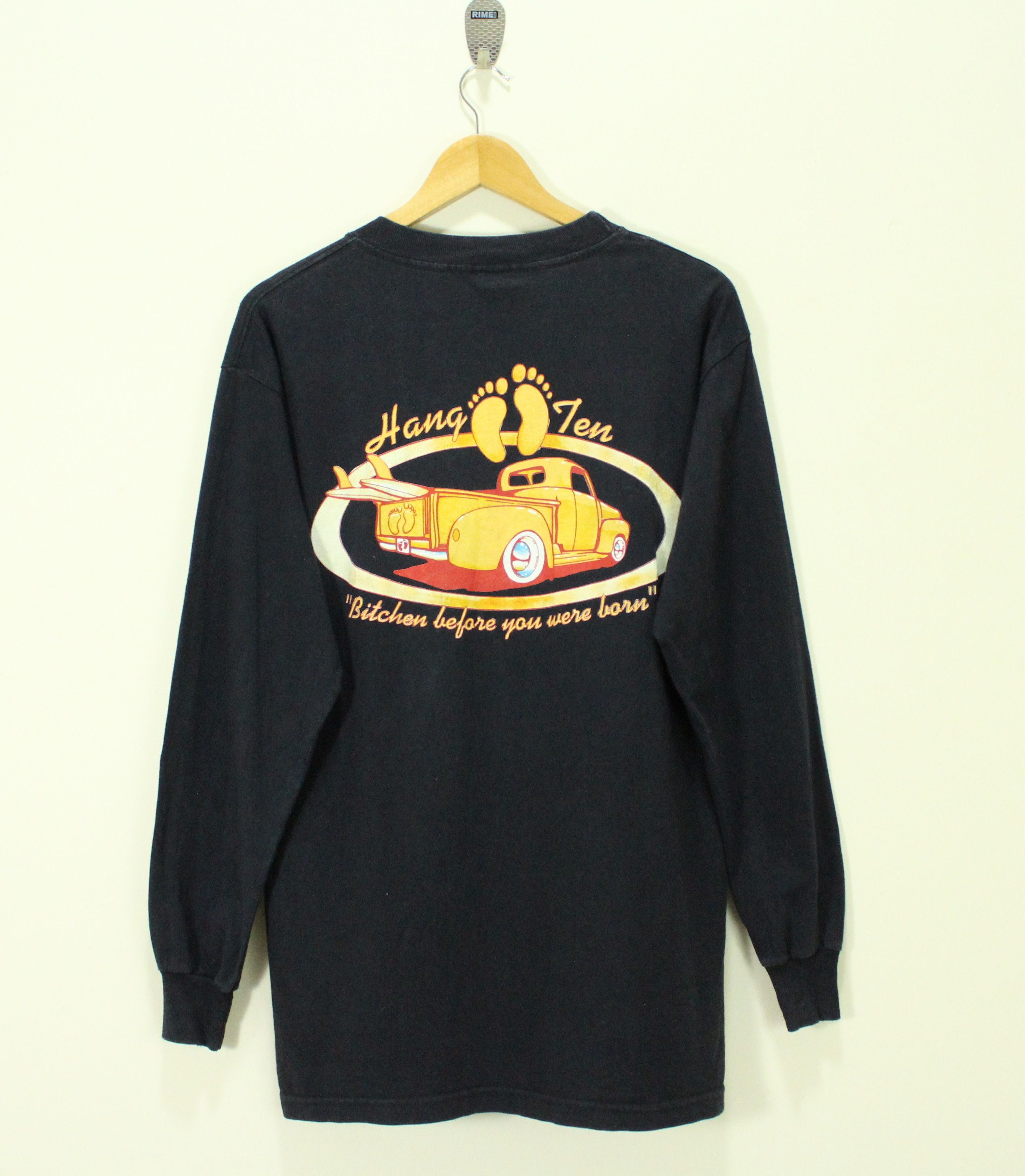 Vintage 90s HANG TEN T Shirt Oldskool Pickup Truck