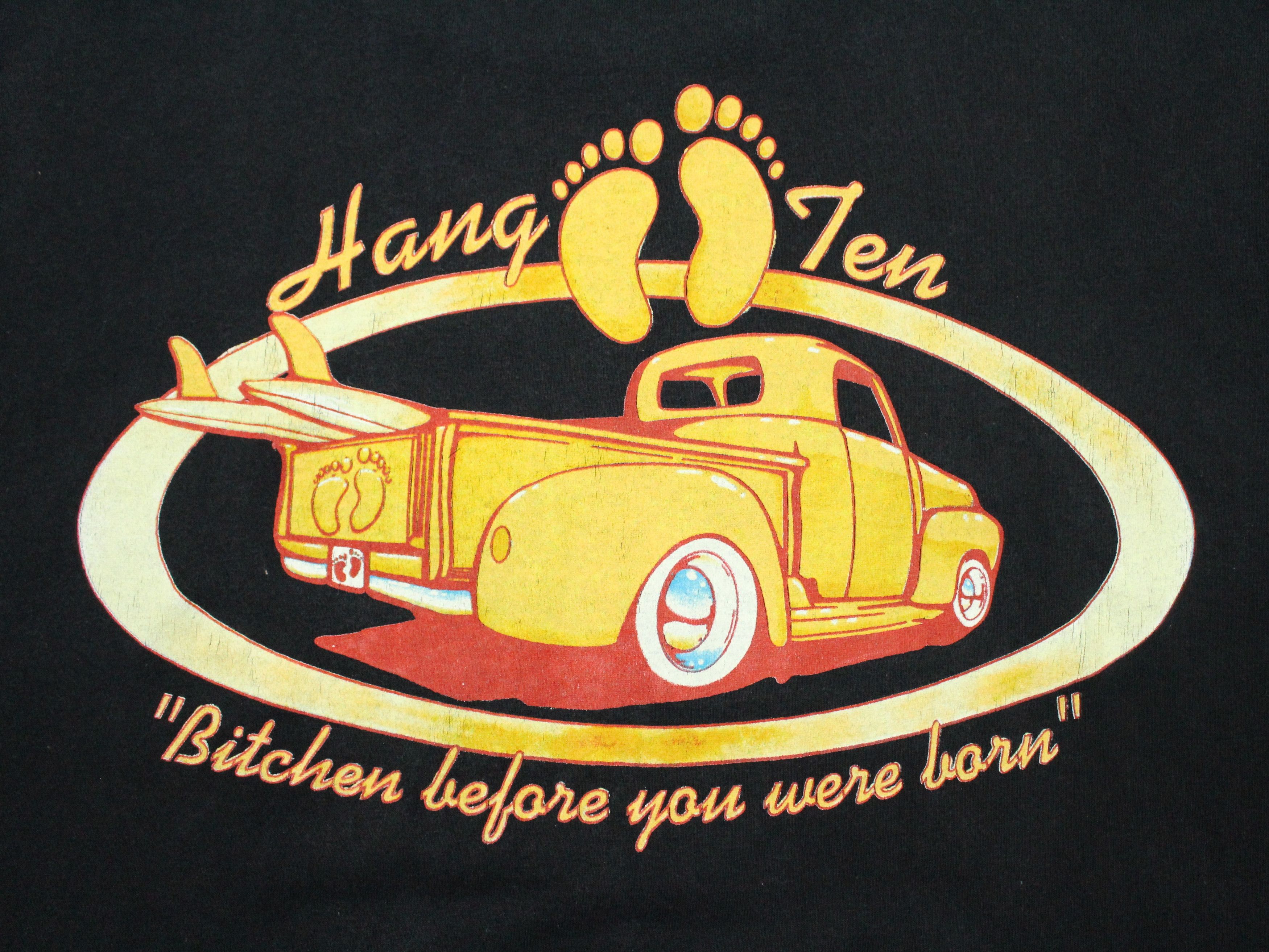 Vintage Vintage 90s HANG TEN T Shirt Oldskool Pickup Truck Size US L / EU 52-54 / 3 - 6 Thumbnail