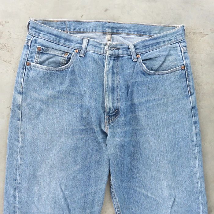 JNCO × Levi's × Vintage Vintage Levis Light Wash Distressed Jeans 35x30 Size US 35 - 3 Thumbnail