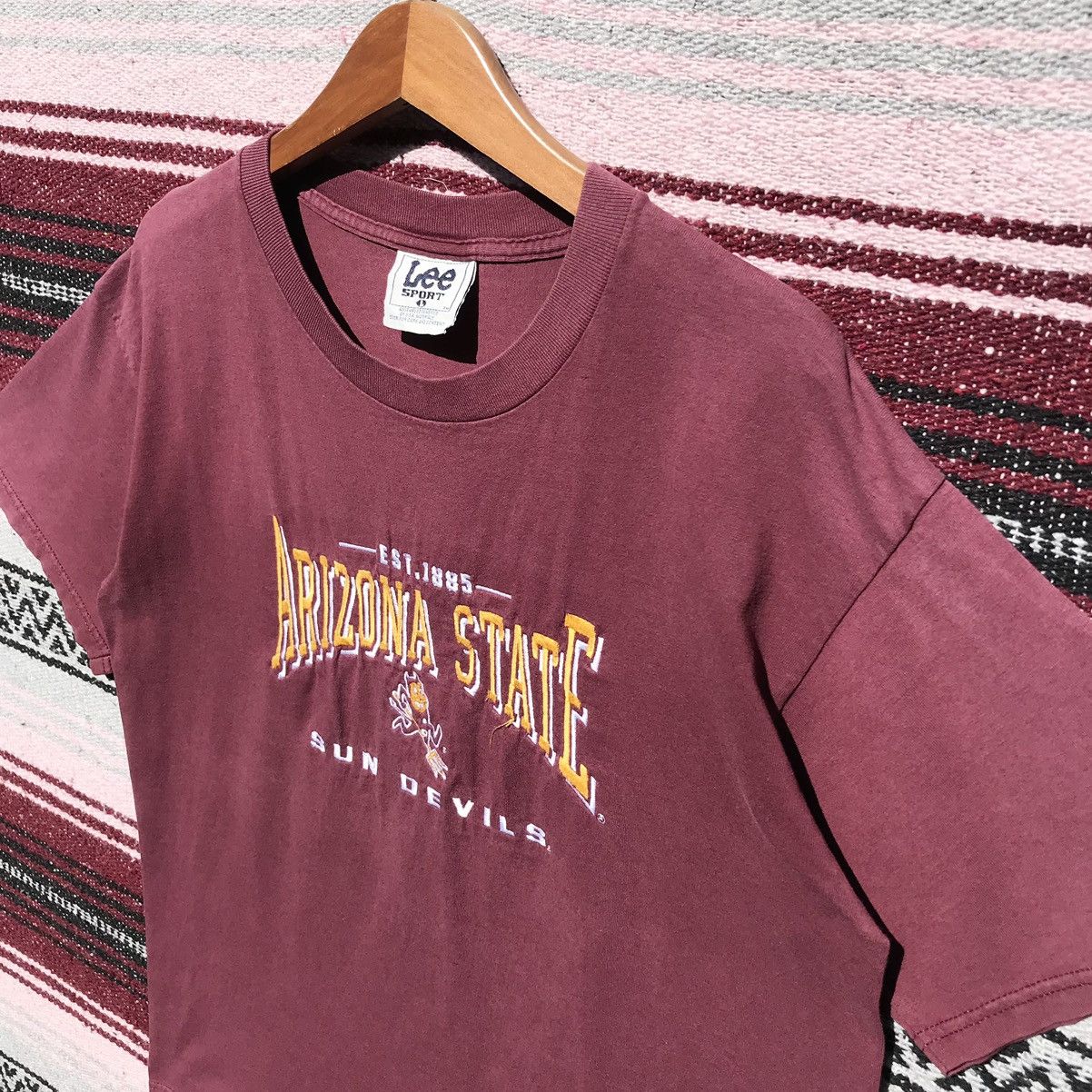 NCAA Vintage Arizona State Sun Devils Ncaa Tee Size US L / EU 52-54 / 3 - 6 Thumbnail