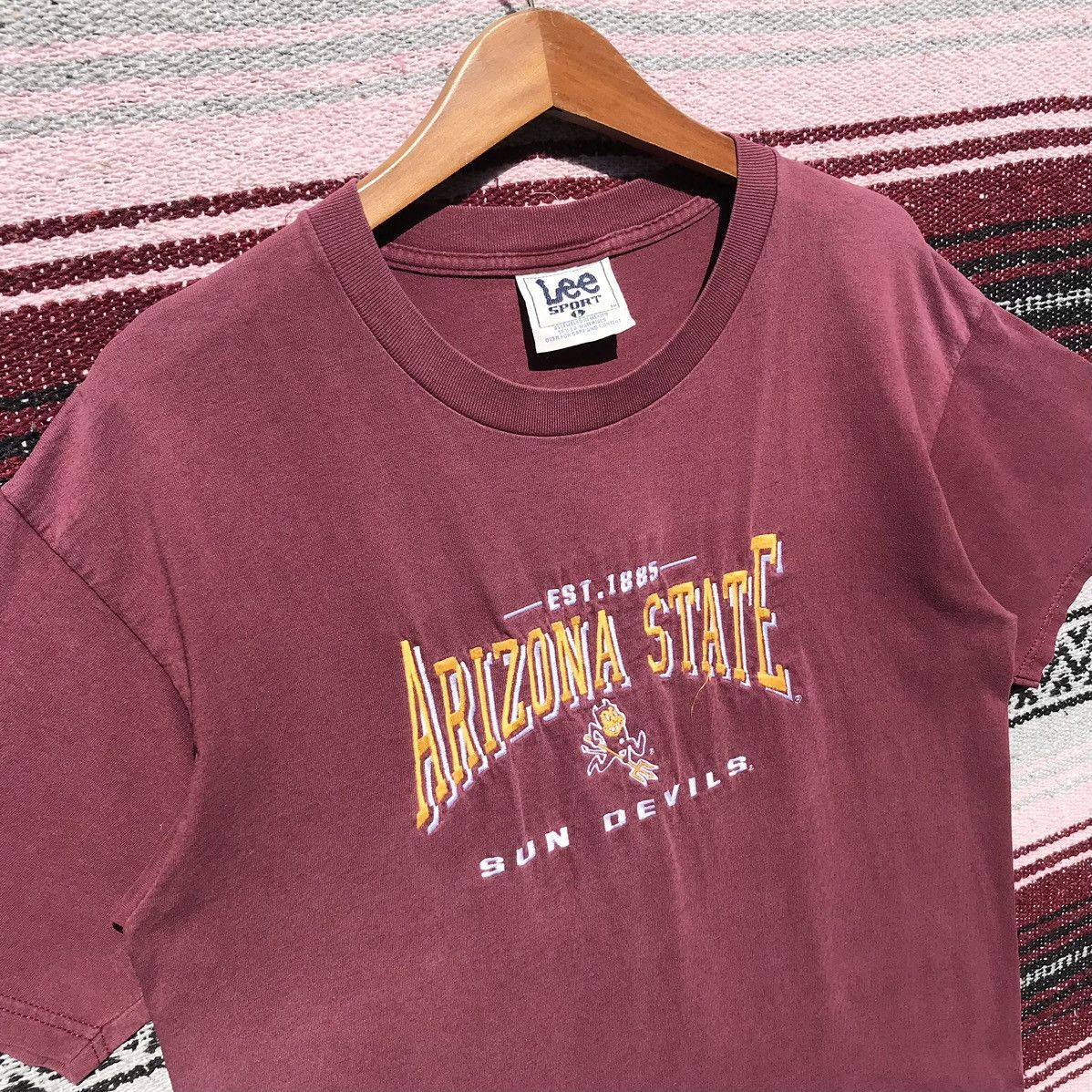 NCAA Vintage Arizona State Sun Devils Ncaa Tee Size US L / EU 52-54 / 3 - 5 Thumbnail