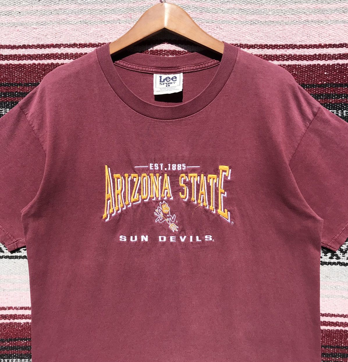 NCAA Vintage Arizona State Sun Devils Ncaa Tee Size US L / EU 52-54 / 3 - 7 Thumbnail