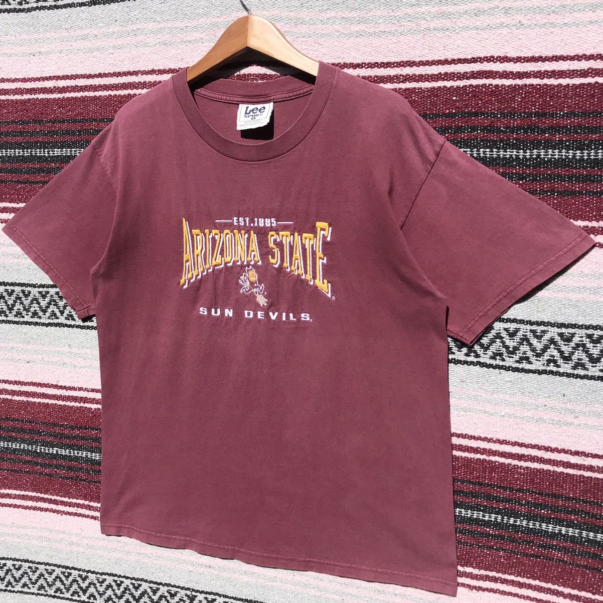 NCAA Vintage Arizona State Sun Devils Ncaa Tee Size US L / EU 52-54 / 3 - 3 Thumbnail
