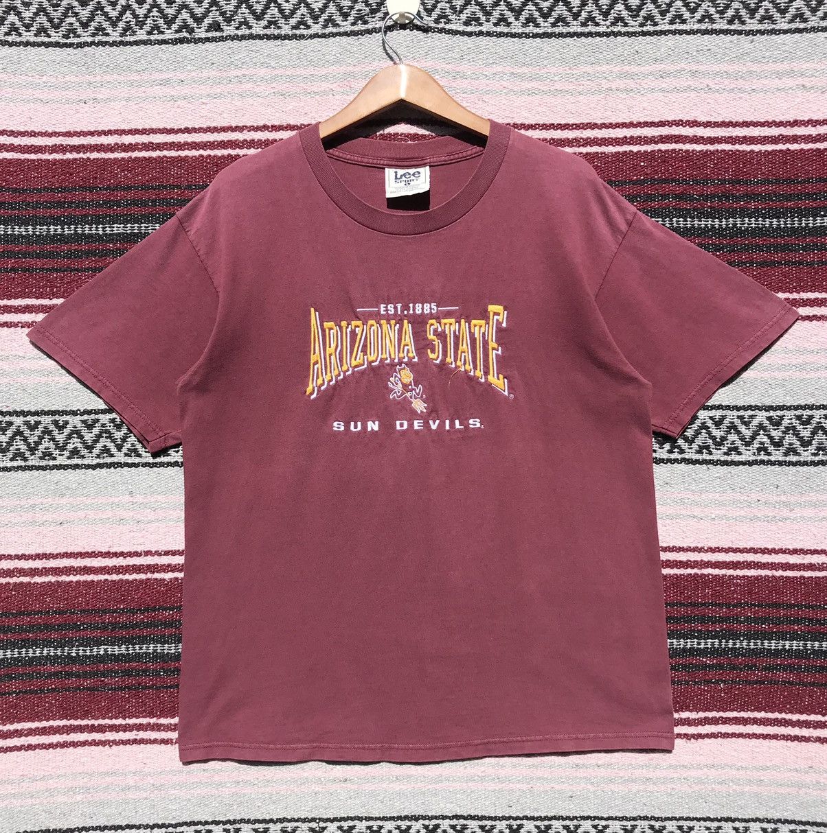 NCAA Vintage Arizona State Sun Devils Ncaa Tee Size US L / EU 52-54 / 3 - 1 Thumbnail