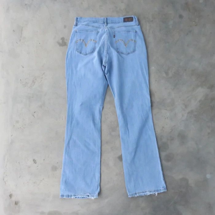 Levi's × Vintage Vintage Levis 515 Bootcut Wash Jeans 34x31 Size US 34 / EU 50 - 4 Thumbnail