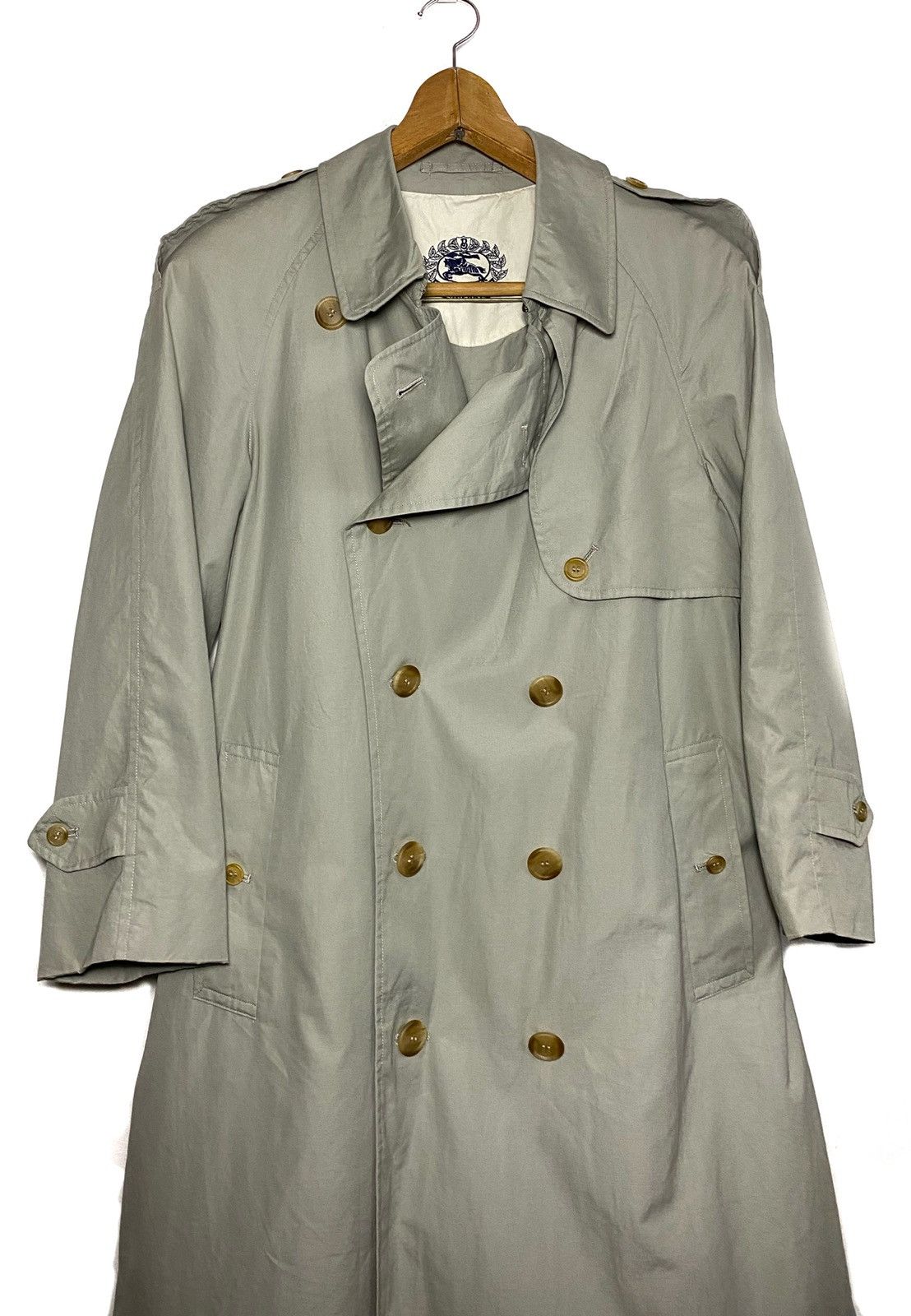 Burberry Vintage Burberry Double breasted Trench Coat Size US M / EU 48-50 / 2 - 2 Thumbnail