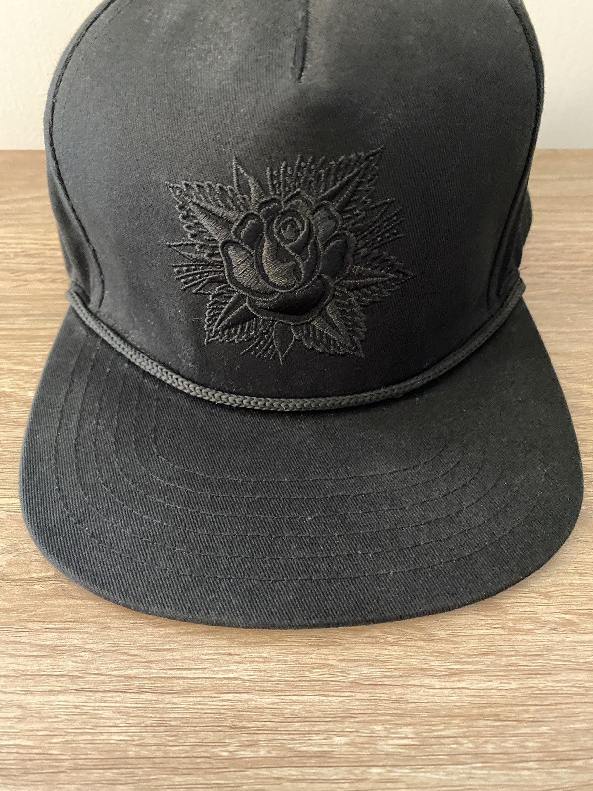 Other Take To The Grave Black Rose Snap Back Hat Cap Size ONE SIZE - 3 Thumbnail