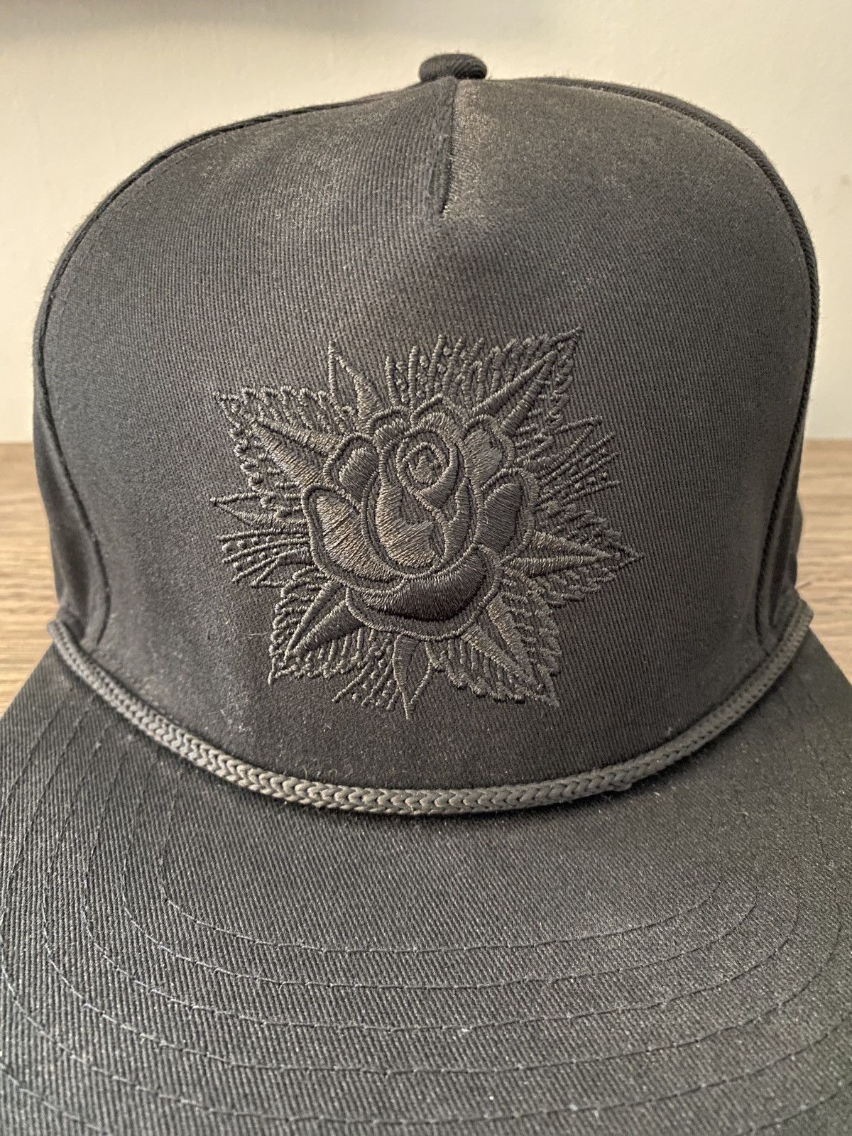 Other Take To The Grave Black Rose Snap Back Hat Cap Size ONE SIZE - 2 Thumbnail