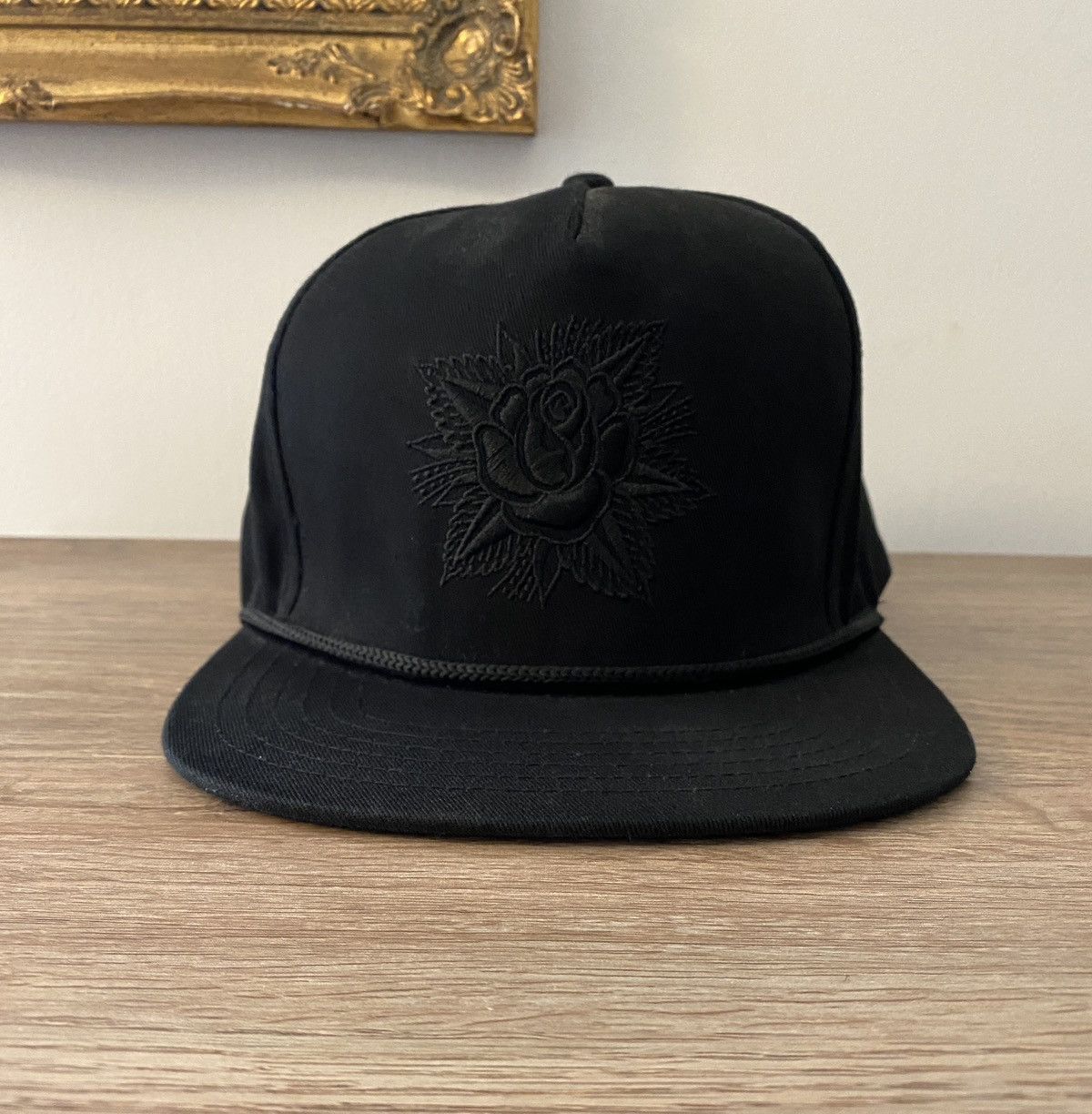 Other Take To The Grave Black Rose Snap Back Hat Cap Size ONE SIZE - 1 Thumbnail