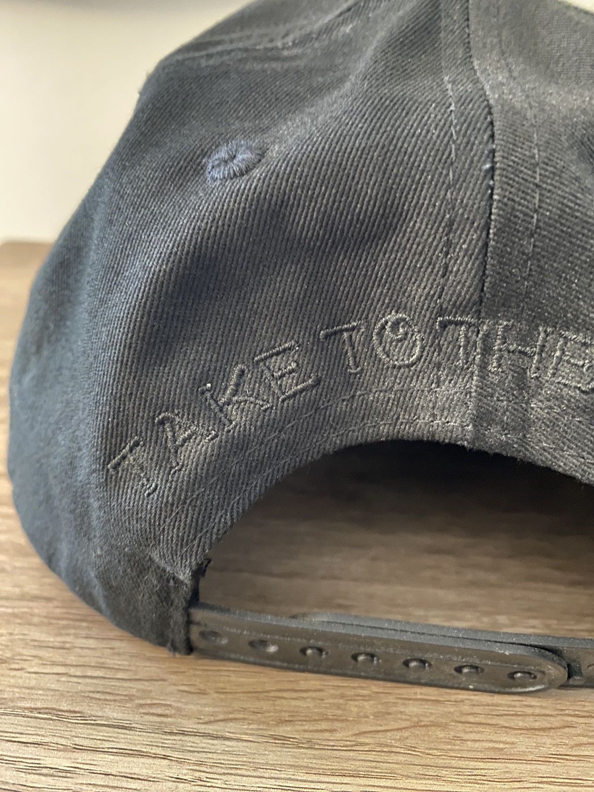 Other Take To The Grave Black Rose Snap Back Hat Cap Size ONE SIZE - 7 Thumbnail