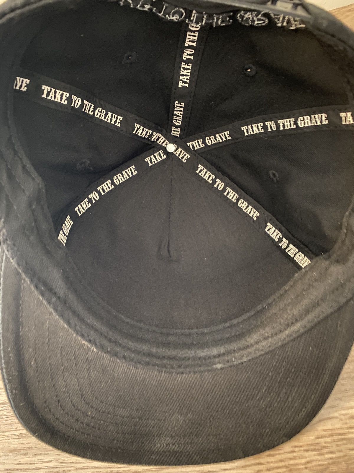 Other Take To The Grave Black Rose Snap Back Hat Cap Size ONE SIZE - 12 Thumbnail
