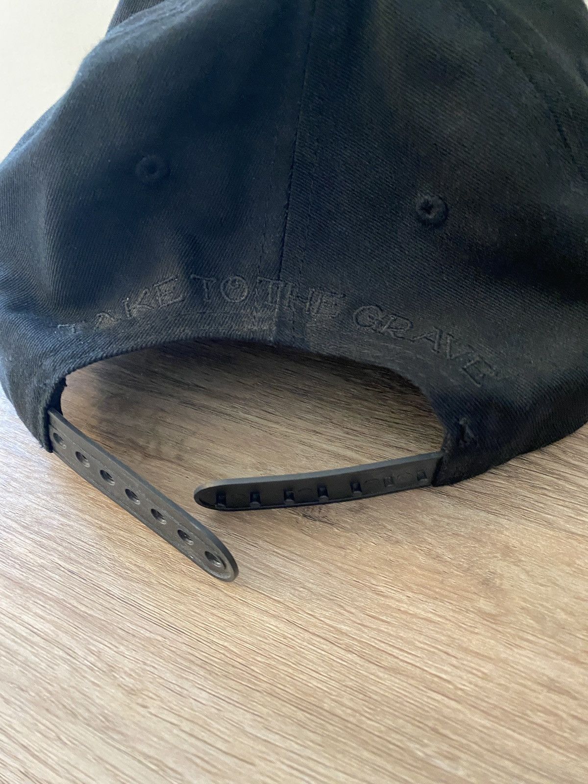 Other Take To The Grave Black Rose Snap Back Hat Cap Size ONE SIZE - 13 Thumbnail