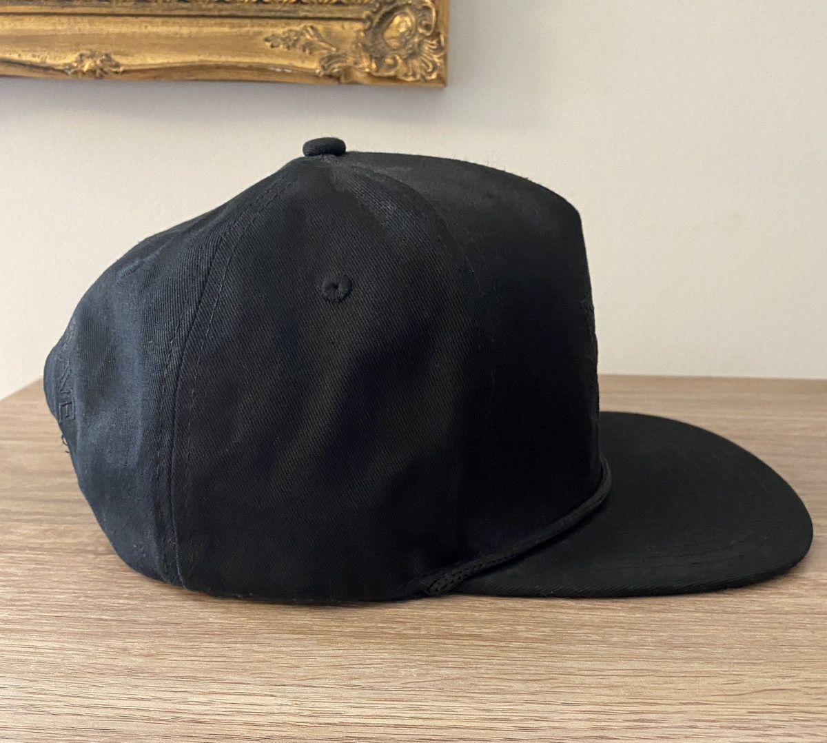 Other Take To The Grave Black Rose Snap Back Hat Cap Size ONE SIZE - 9 Thumbnail