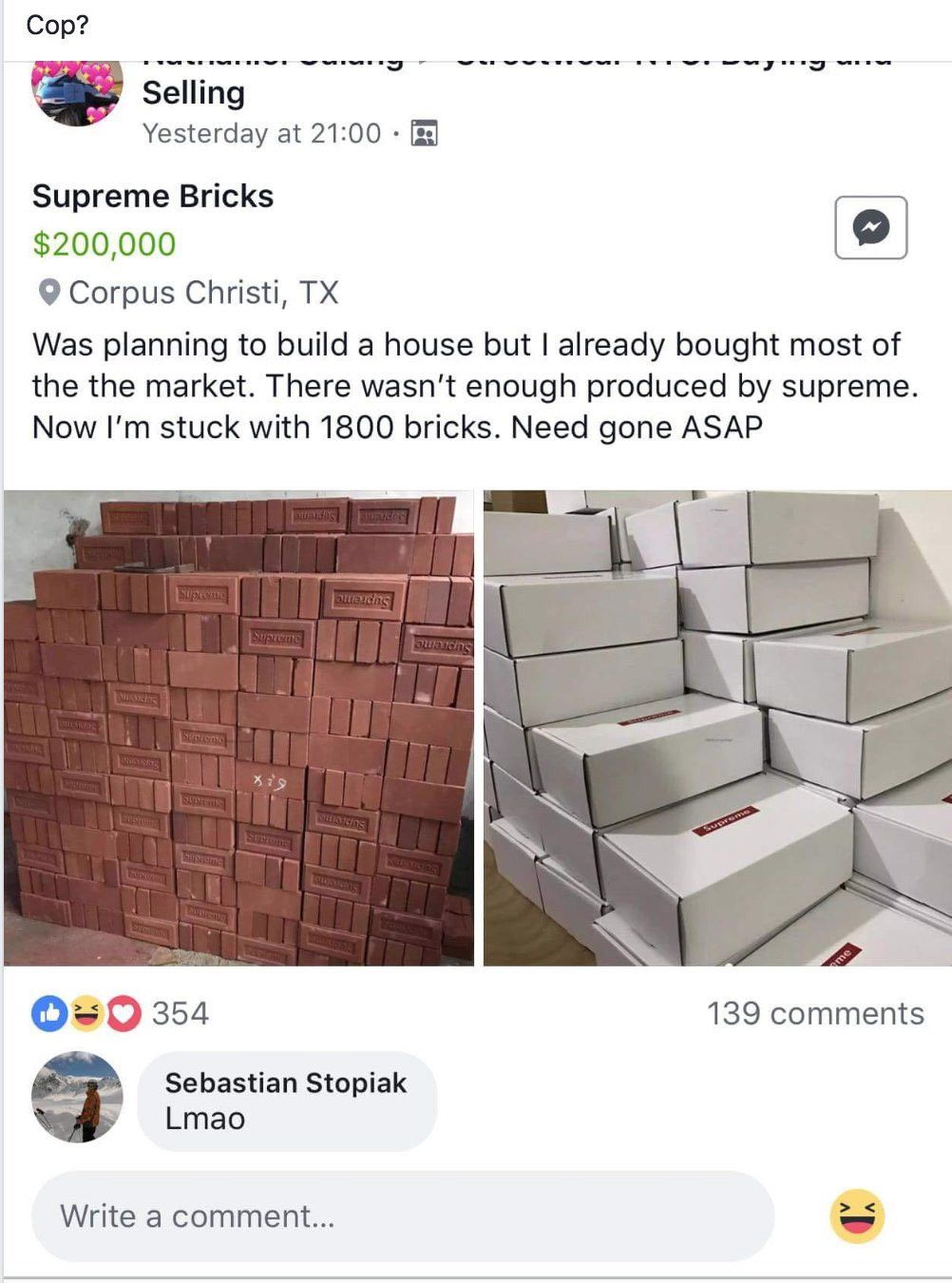 Supreme NEW F/W 2016 Supreme Brick Size ONE SIZE - 4 Thumbnail