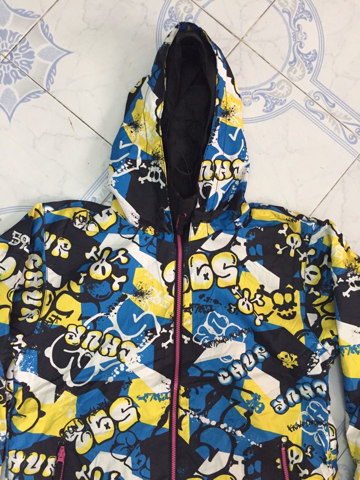 Japanese Brand Nice print design Chur Snowboarding outdoor jacket hoodie Size US S / EU 44-46 / 1 - 6 Thumbnail