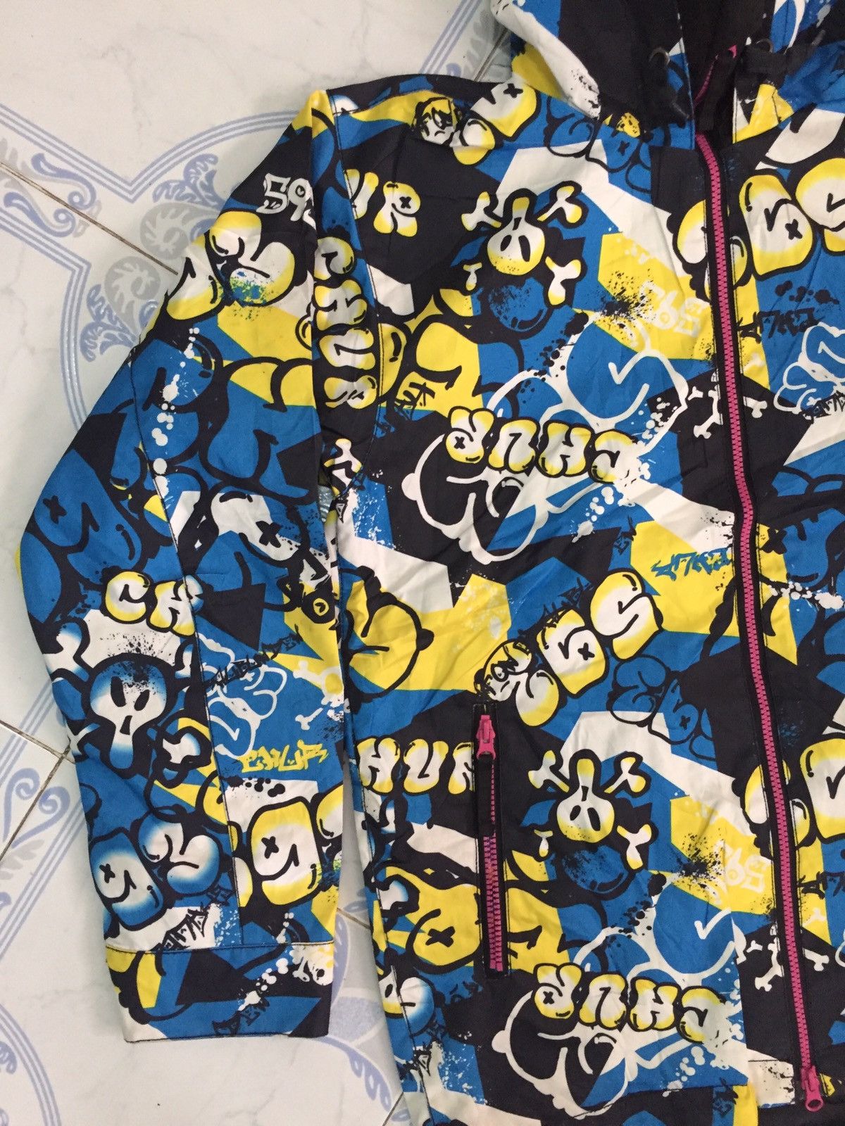 Japanese Brand Nice print design Chur Snowboarding outdoor jacket hoodie Size US S / EU 44-46 / 1 - 2 Thumbnail