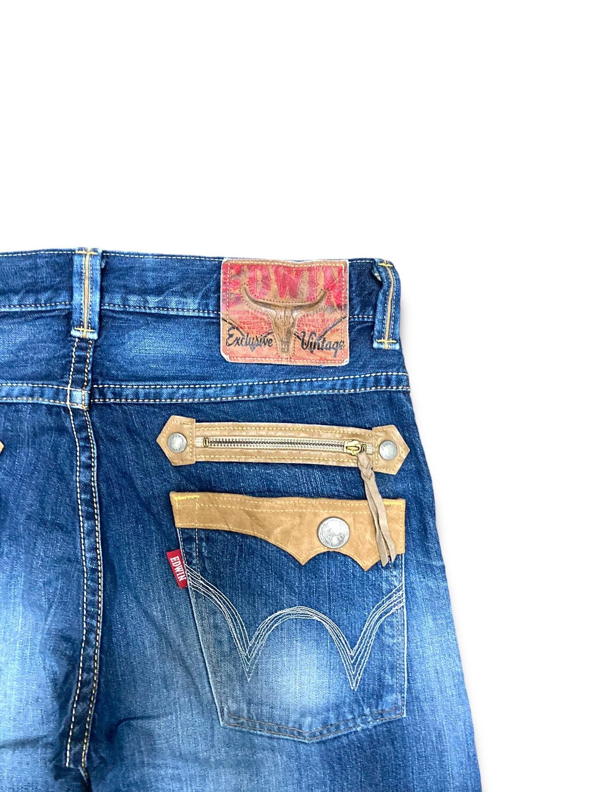 Edwin × Vintage Vintage 90s Edwin Japanese Denim Size US 34 / EU 50 - 10 Thumbnail