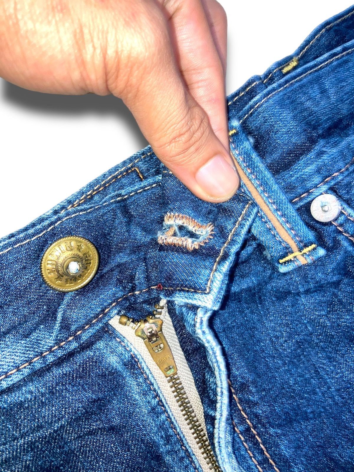 Edwin × Vintage Vintage 90s Edwin Japanese Denim Size US 34 / EU 50 - 17 Thumbnail