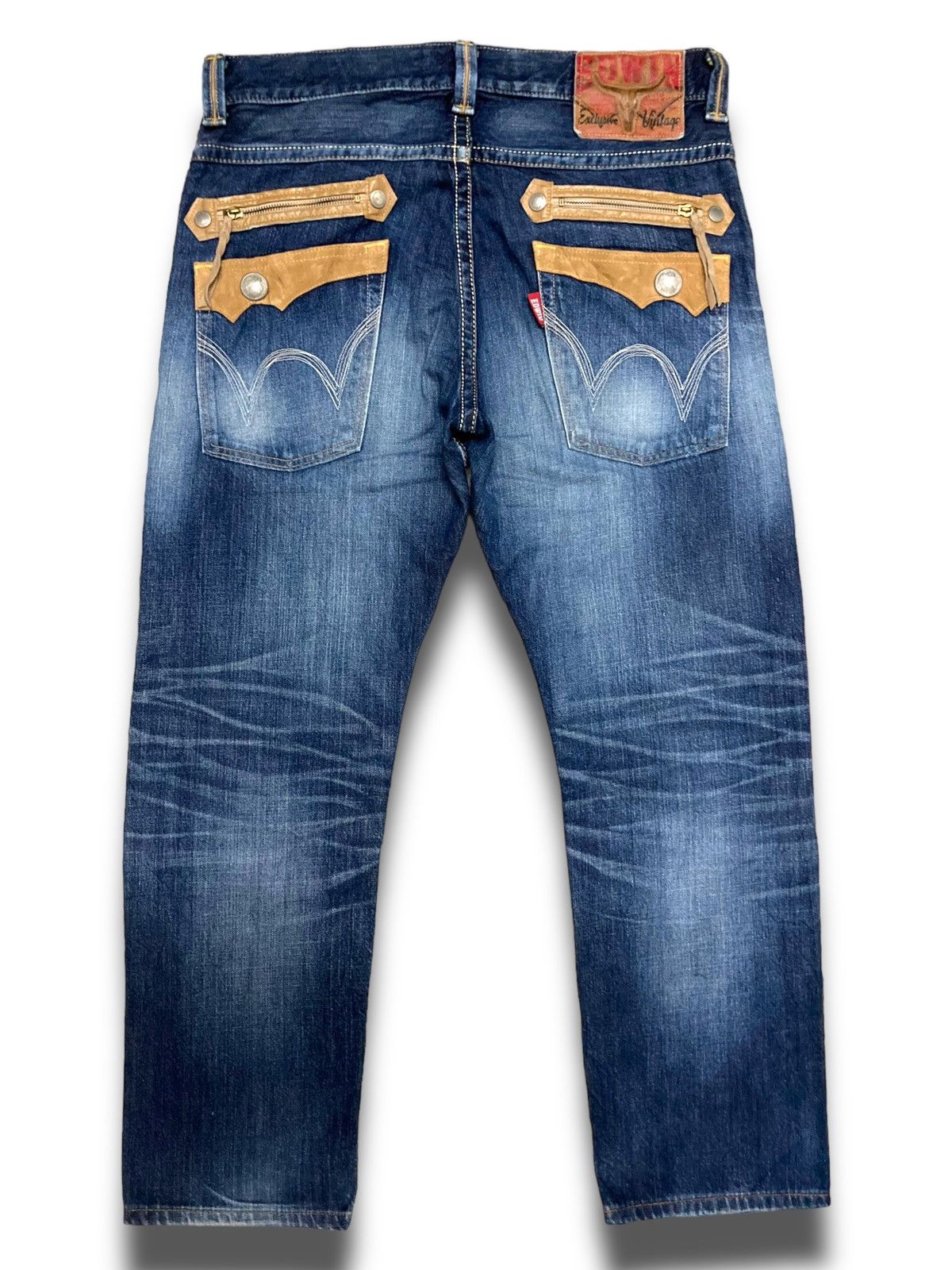 Edwin × Vintage Vintage 90s Edwin Japanese Denim Size US 34 / EU 50 - 2 Thumbnail
