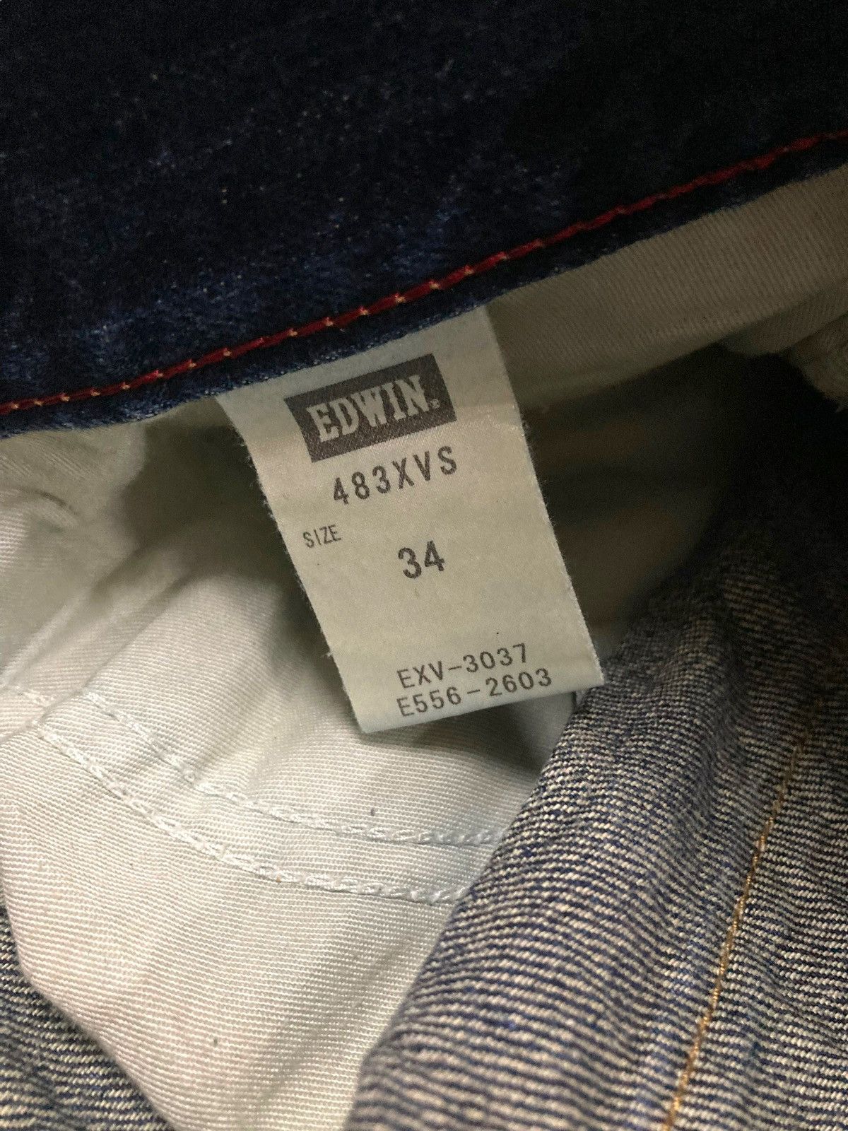 Edwin × Vintage Vintage 90s Edwin Japanese Denim Size US 34 / EU 50 - 14 Thumbnail