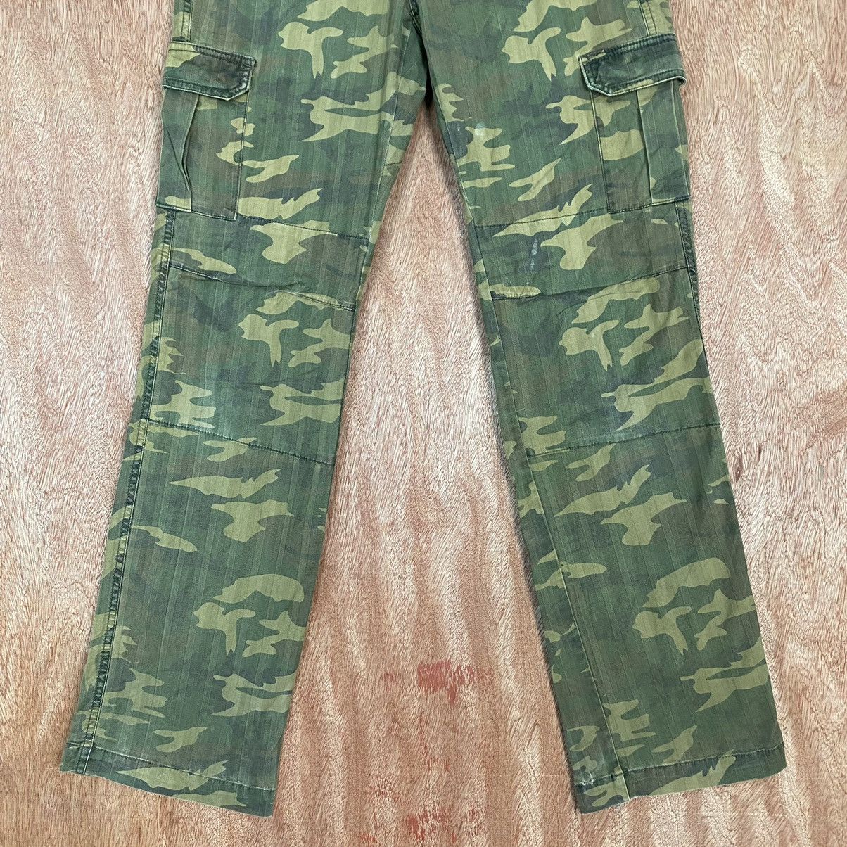 SHIPS DL Ships Japan Camo Military Multipocket Cargo Pants #c760 Size US 29 - 3 Thumbnail