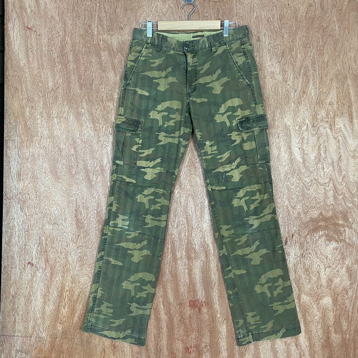 SHIPS DL Ships Japan Camo Military Multipocket Cargo Pants #c760 Size US 29 - 1 Thumbnail