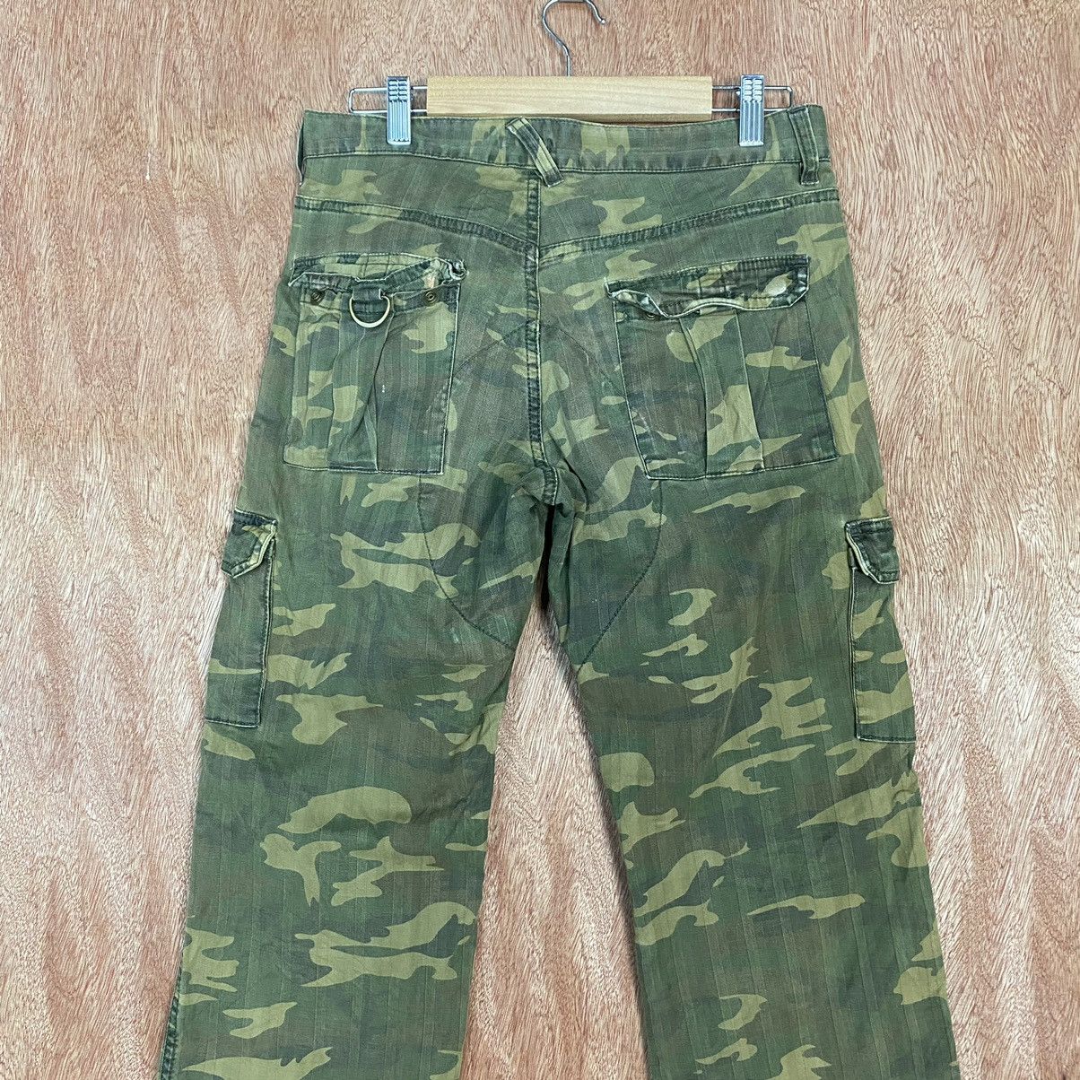 SHIPS DL Ships Japan Camo Military Multipocket Cargo Pants #c760 Size US 29 - 9 Thumbnail
