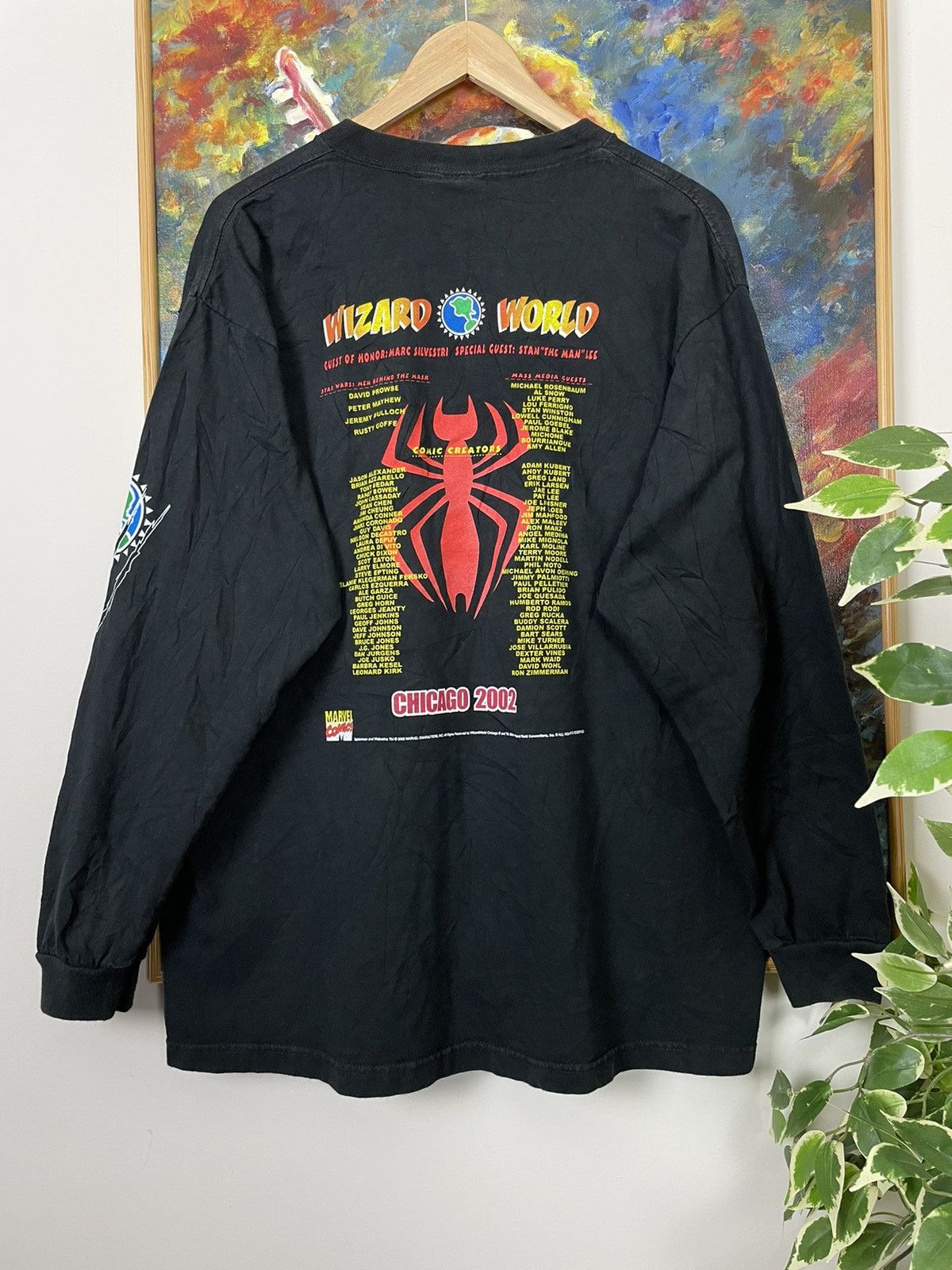 Marvel Comics Spiderman Wolverine Marvel Comics Wizard World Very Rare LS Size US L / EU 52-54 / 3 - 2 Thumbnail