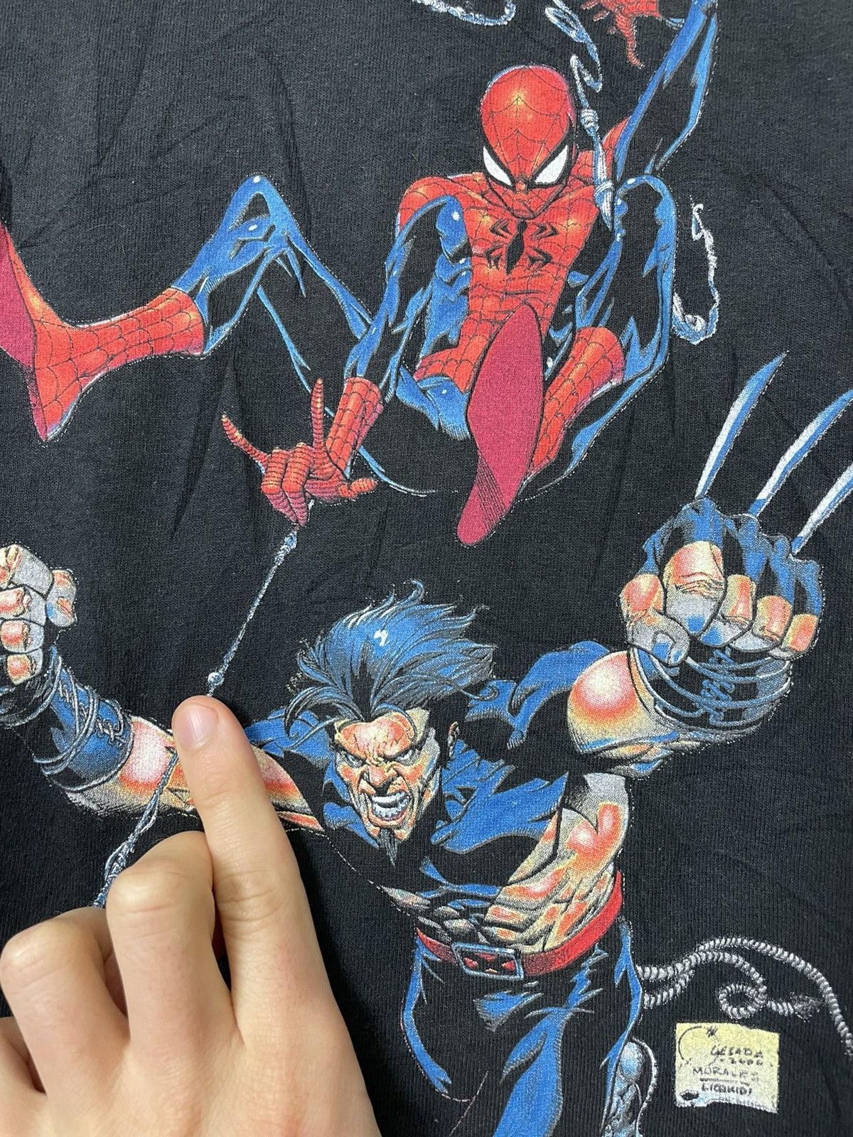 Marvel Comics Spiderman Wolverine Marvel Comics Wizard World Very Rare LS Size US L / EU 52-54 / 3 - 3 Thumbnail