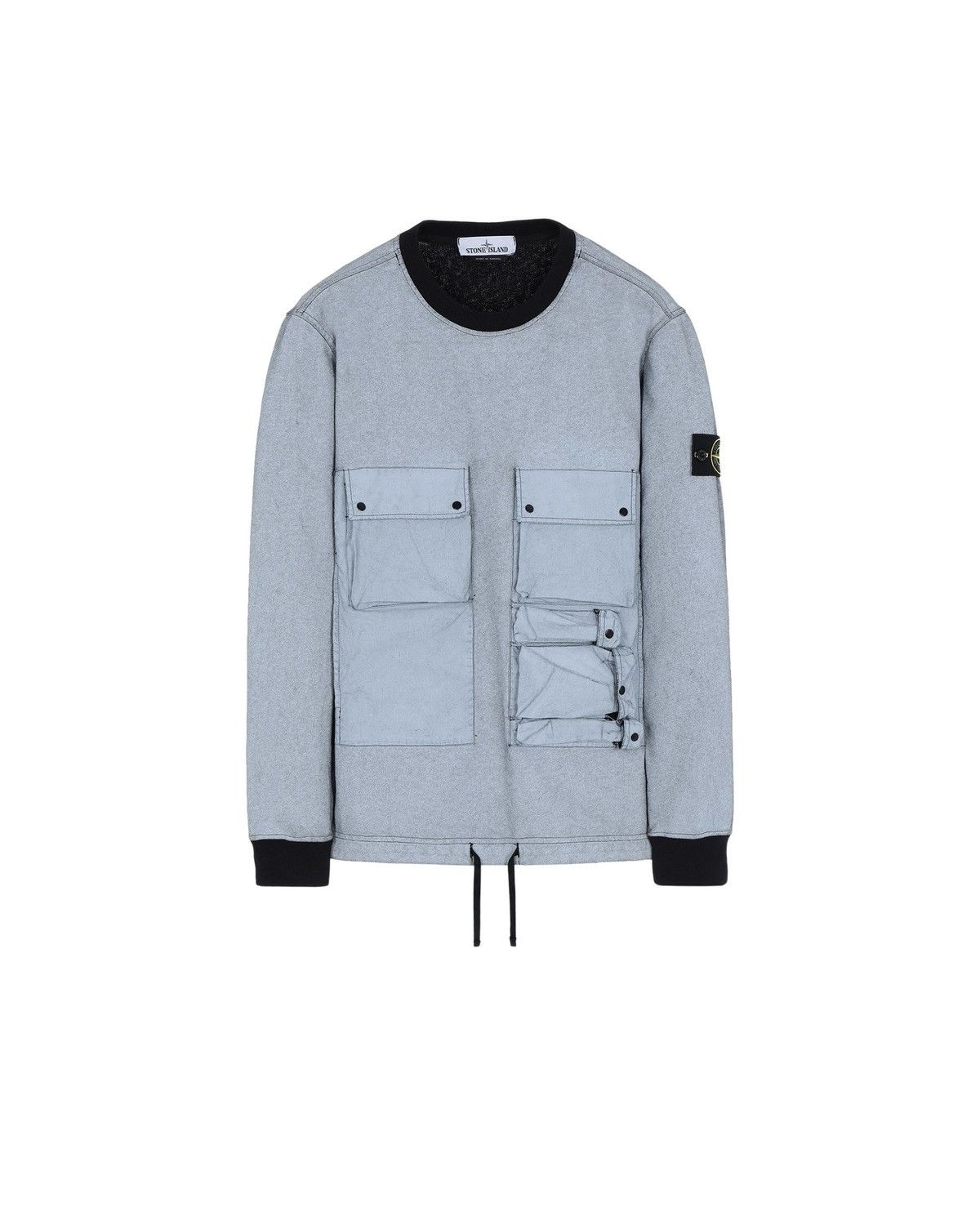 Stone island best sale chalk pocket sweatshirt